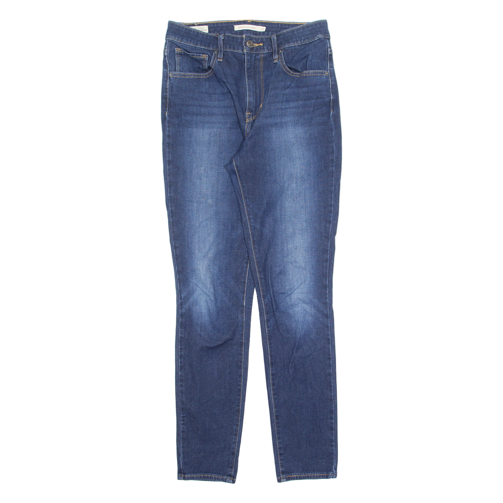 Buy LEVI'S 721 High Rise BIG E Womens Jeans Blue Slim Skinny Stone Wash W27 L28 Refurbished - $31.19 LEVI'S 721 High Rise BIG E Womens Jeans Blue Slim Skinny Stone Wash W27 L28 Refurbished - N/A refurbished available on Cerqular
