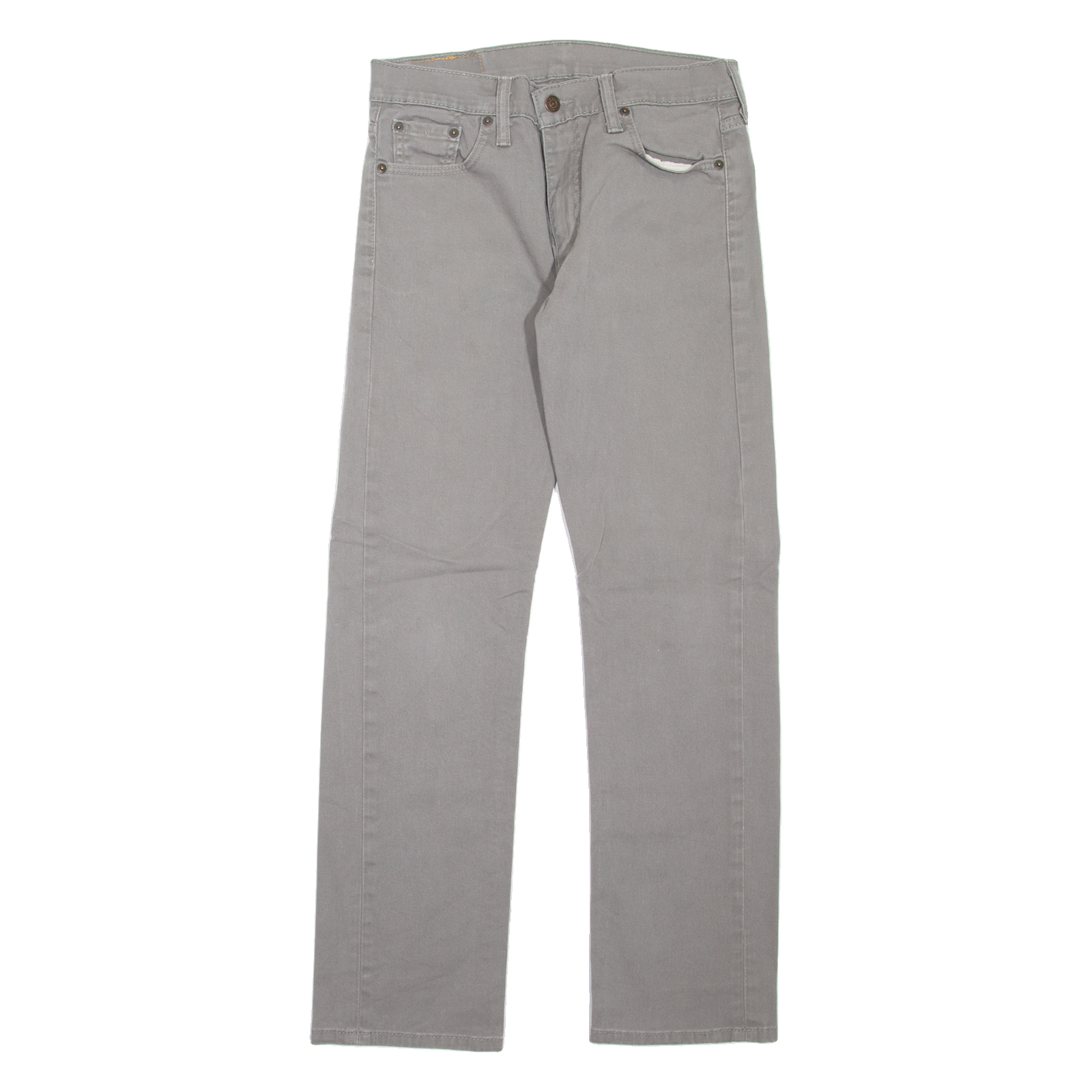 LEVI'S 513 Jeans Mens Grey Slim Straight W29 L30 Refurbished - N/A refurbished available on Cerqular