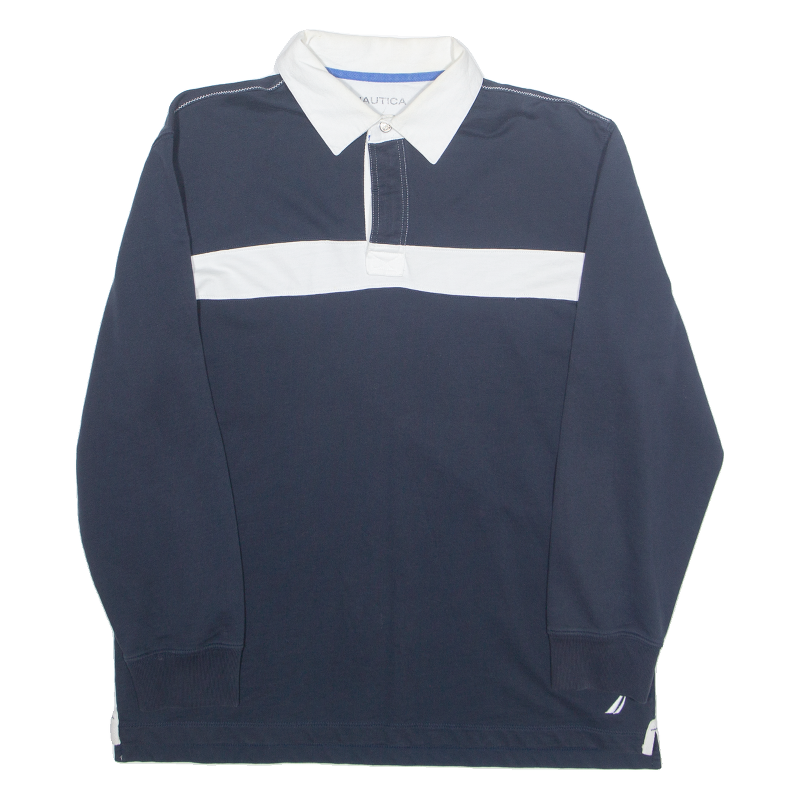 Buy NAUTICA Mens Polo Shirt Blue Long Sleeve M Refurbished - $37.69 NAUTICA Mens Polo Shirt Blue Long Sleeve M Refurbished - N/A refurbished available on Cerqular