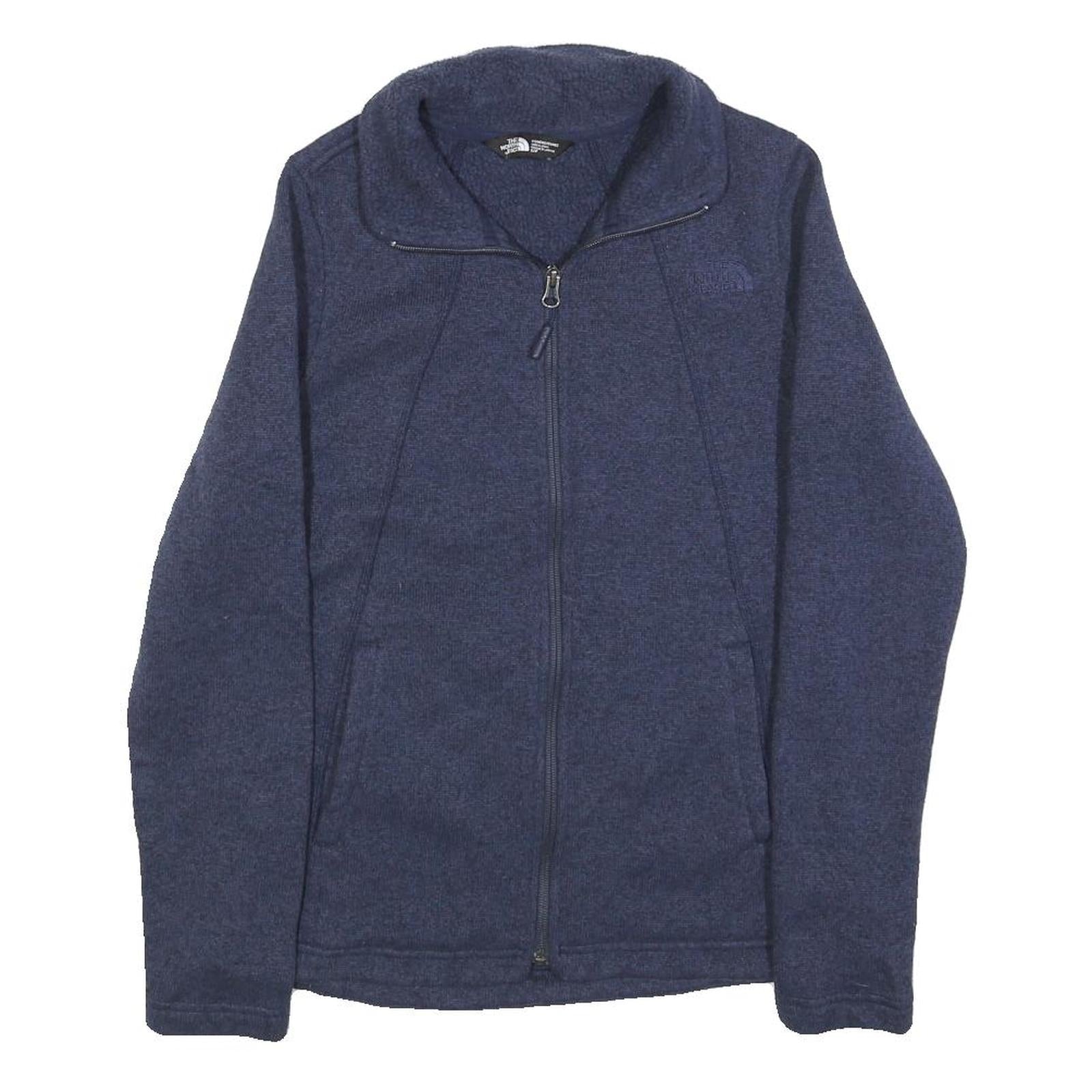 THE NORTH FACE Womens Blue Jacket S Polyester Blend Plain Zip Outdoor Warm Refurbished - N/A refurbished available on Cerqular