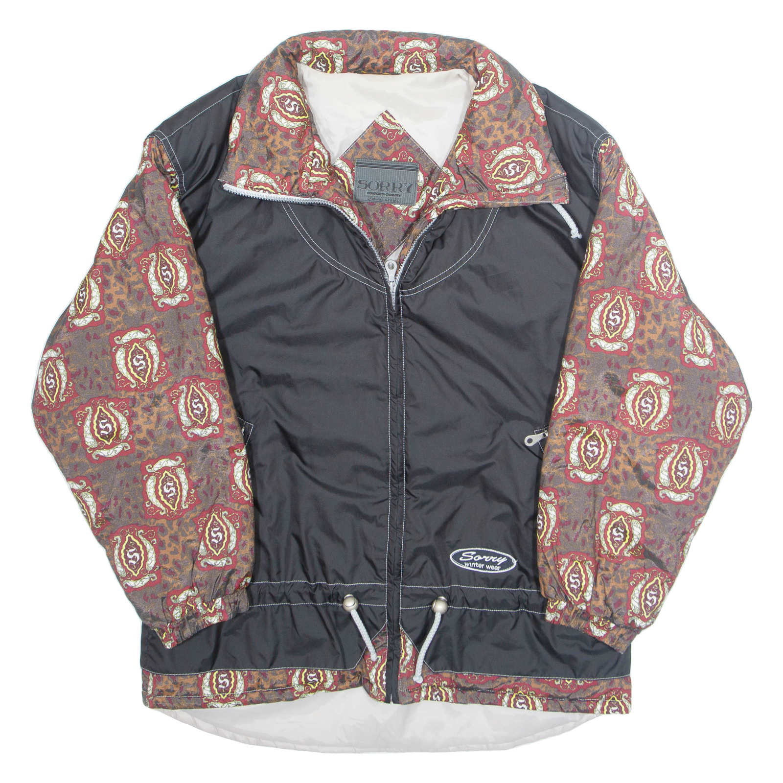 Buy SORRY Mens Jacket Black Crazy Pattern M Refurbished - $36.39 SORRY Mens Jacket Black Crazy Pattern M Refurbished - N/A refurbished available on Cerqular
