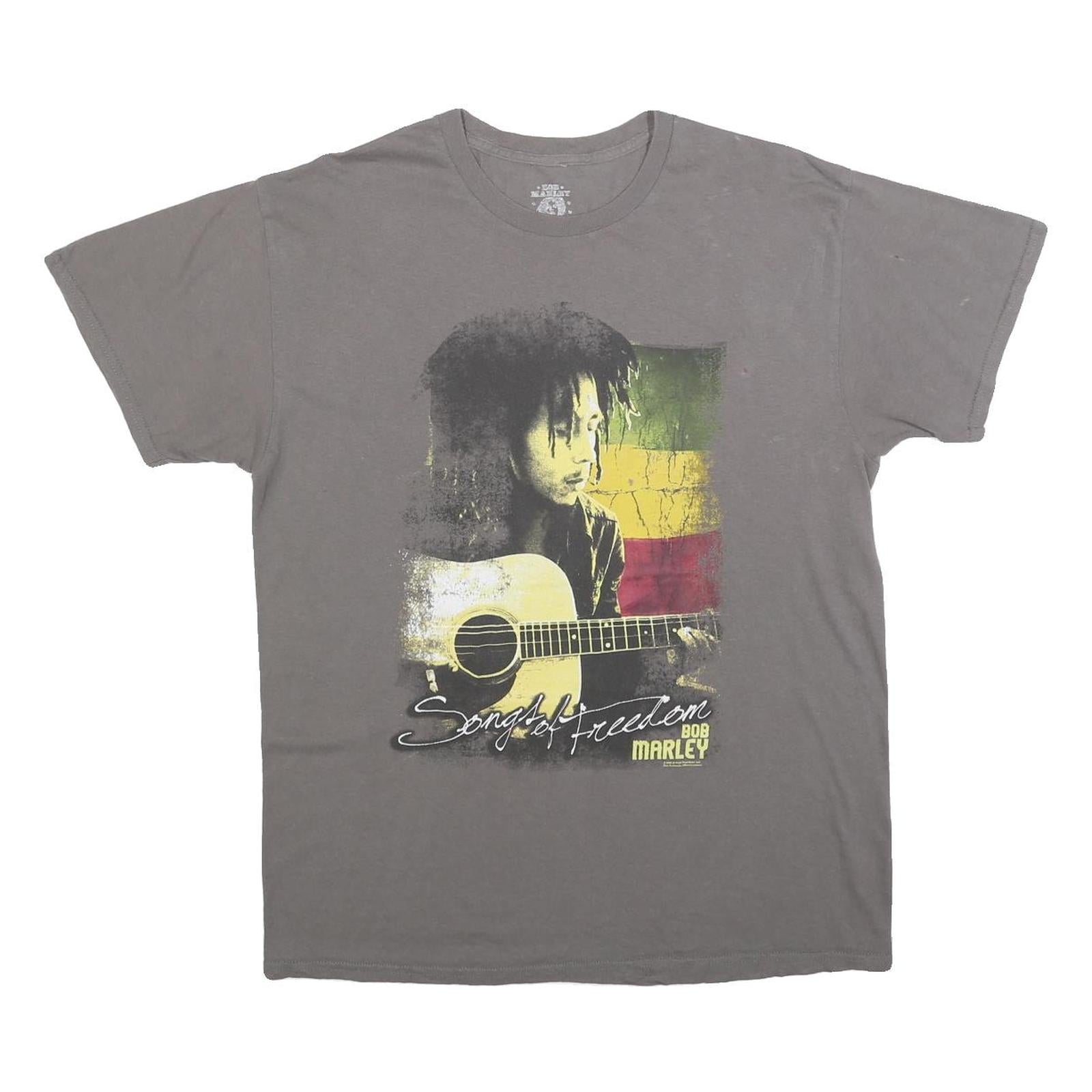 Buy BOB MARLEY Mens Grey Bob Marley Songs Of Freedom Graphic T-Shirt L Short Sleeve Refurbished - $11.69 BOB MARLEY Mens Grey Bob Marley Songs Of Freedom Graphic T-Shirt L Short Sleeve Refurbished - N/A refurbished available on Cerqular