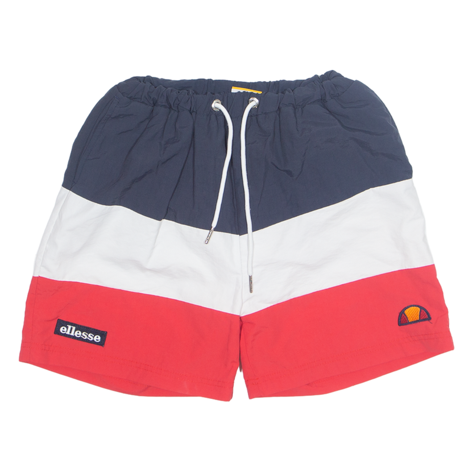 ELLESSE Mesh Lined Mens Swimming Shorts Blue Relaxed Colourblock XS W22 Refurbished - N/A refurbished available on Cerqular