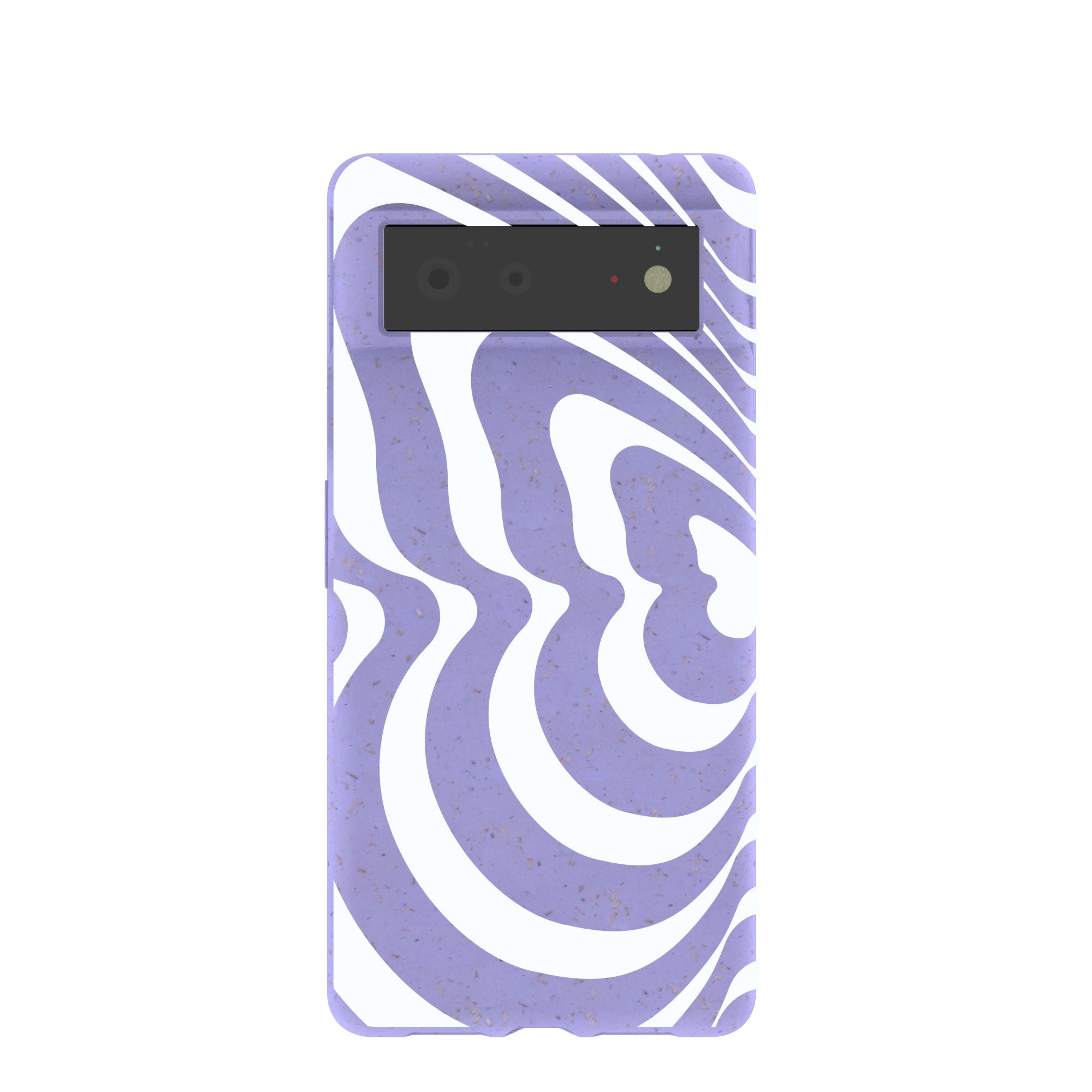 Lavender Flutter Left Google Pixel 6 Case Refurbished - Pela Case refurbished available on Cerqular