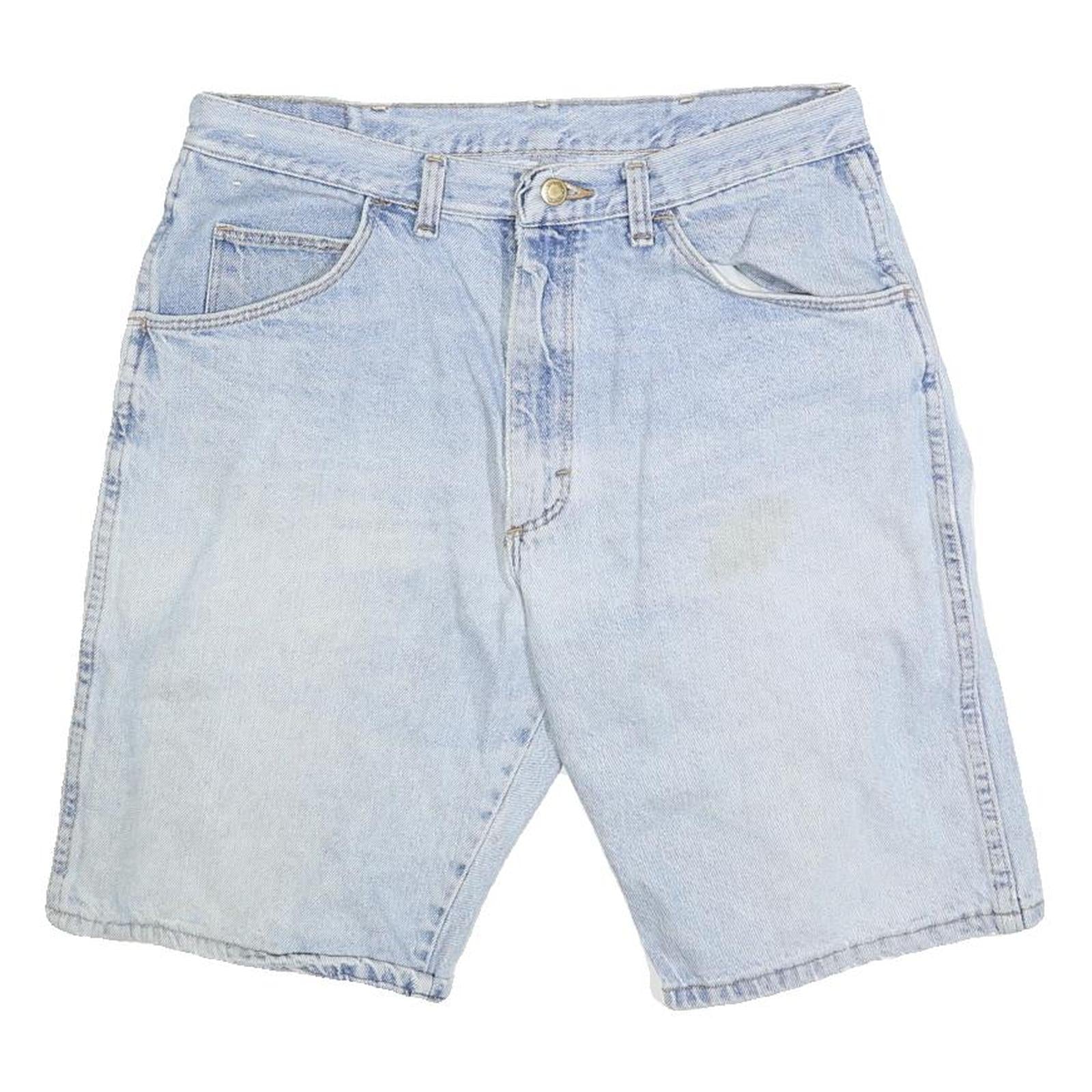 Buy WRANGLER Mens Shorts Blue Casual Denim M W32 Classic Cotton Blend Refurbished - $22.09 WRANGLER Mens Shorts Blue Casual Denim M W32 Classic Cotton Blend Refurbished - N/A refurbished available on Cerqular