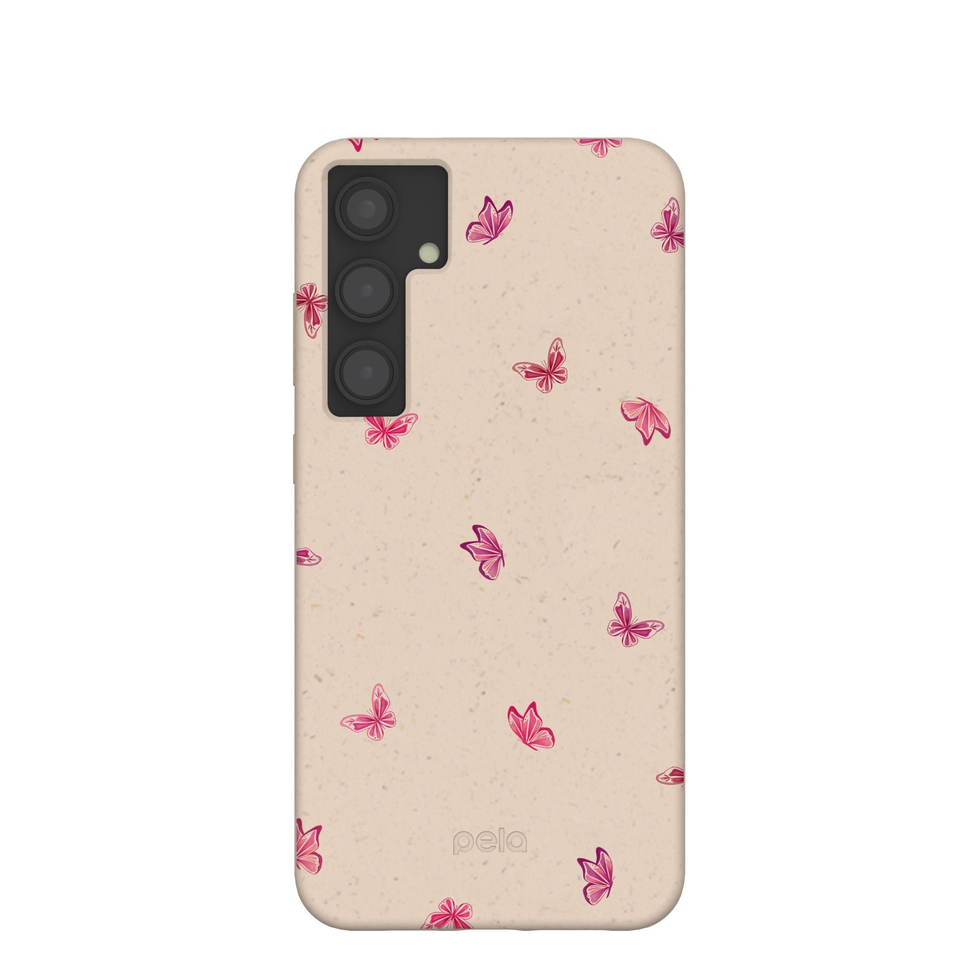 Seashell Lil Flutters Samsung Galaxy S24+(Plus) Case Refurbished - Pela Case refurbished available on Cerqular