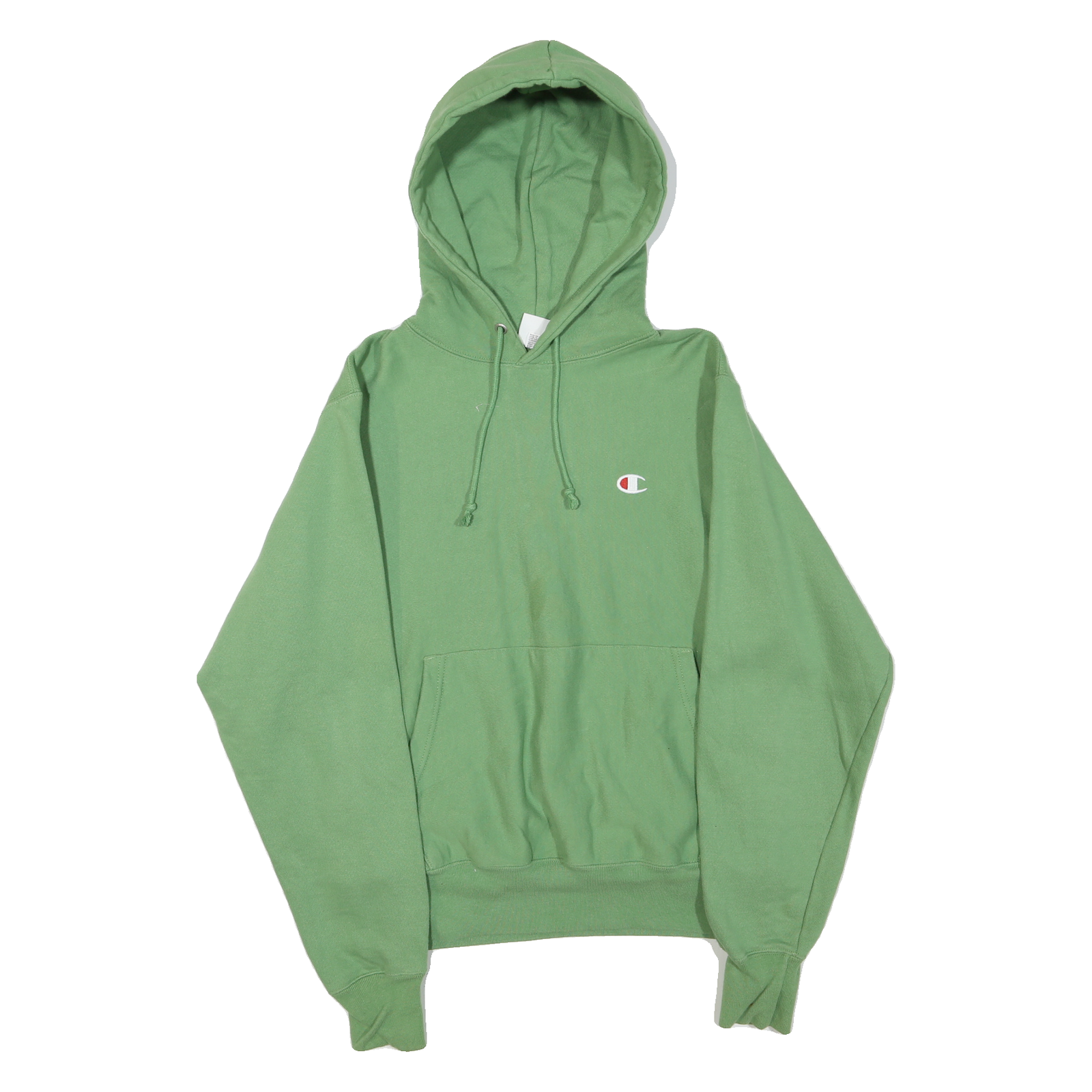 CHAMPION REVERSE WEAVE Mens Green Pullover Hoodie S Classic Cotton Blend Comfort Refurbished - N/A refurbished available on Cerqular