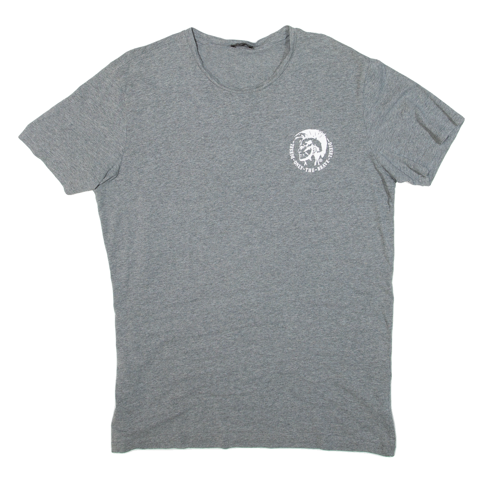 DIESEL Womens T-Shirt Grey XL Refurbished - N/A refurbished available on Cerqular