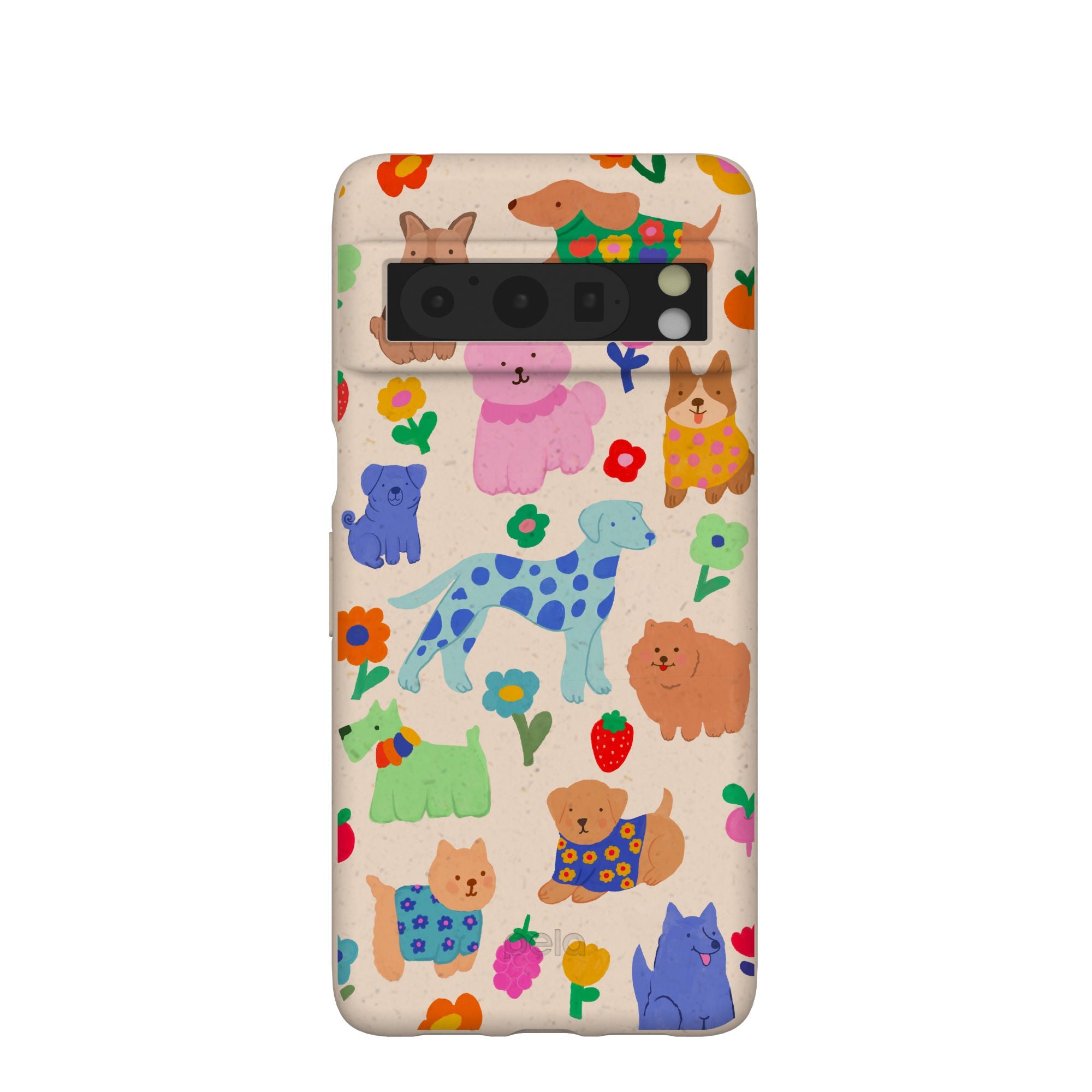 Seashell Pup Bloom Google Pixel 8 Pro Case Refurbished - Pela Case refurbished available on Cerqular