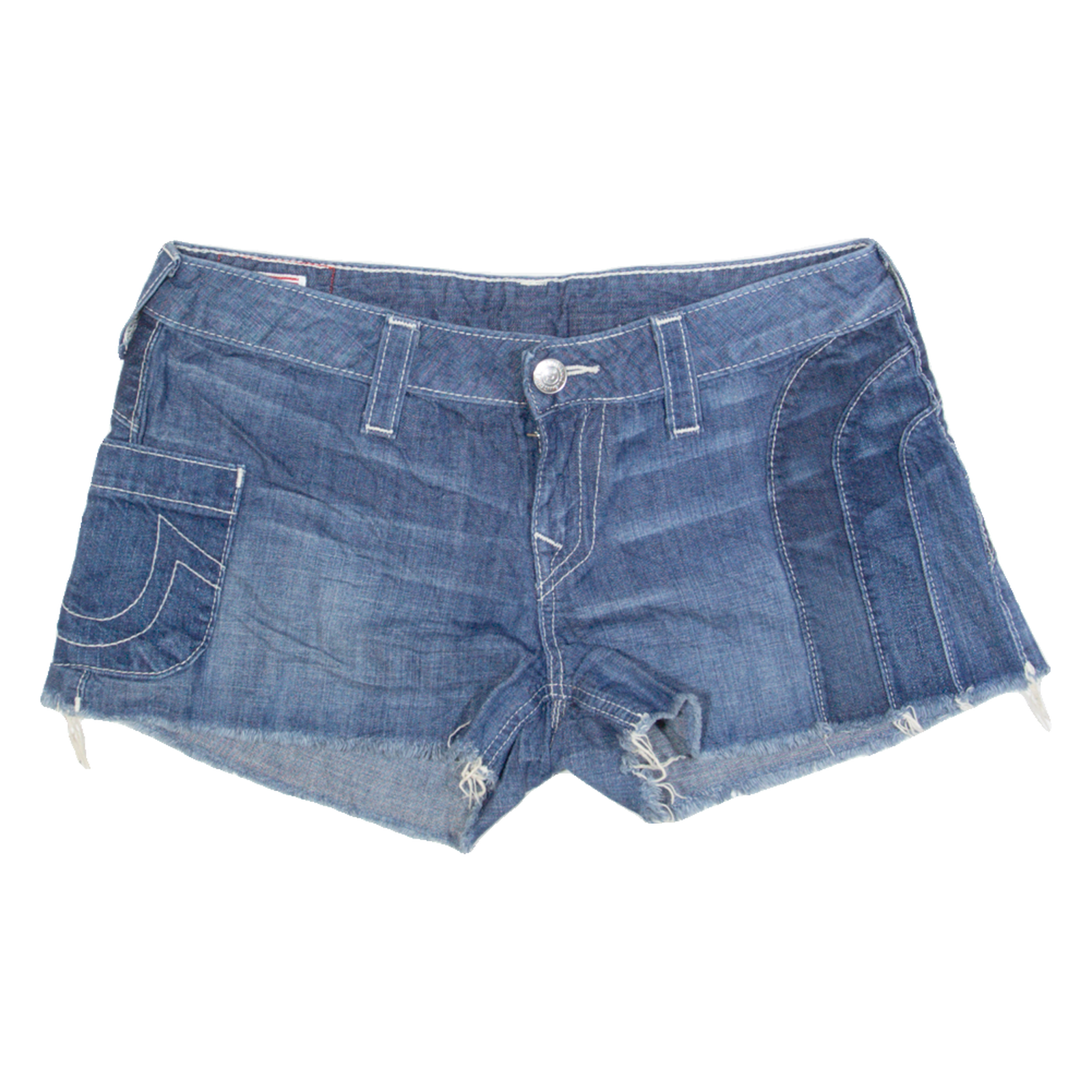 TRUE RELIGION Lana Womens Denim Shorts Blue M W31 Refurbished - N/A refurbished available on Cerqular