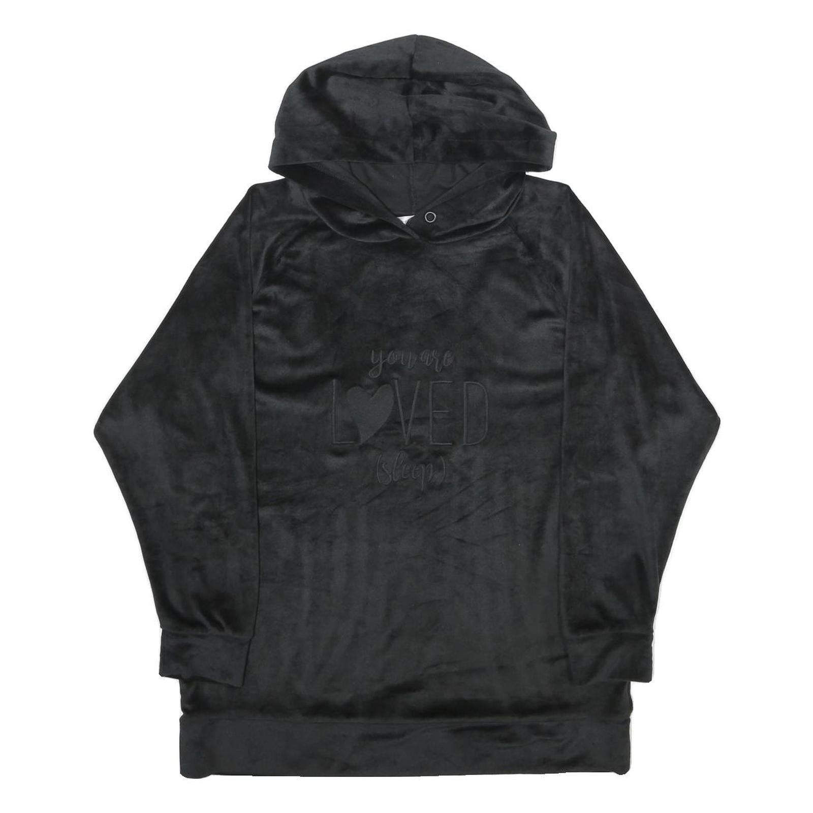 Buy PURE SECRET Womens Black Velvet Hoodie XS Soft Plush Pullover Casual Top Refurbished - $23.39 PURE SECRET Womens Black Velvet Hoodie XS Soft Plush Pullover Casual Top Refurbished - N/A refurbished available on Cerqular