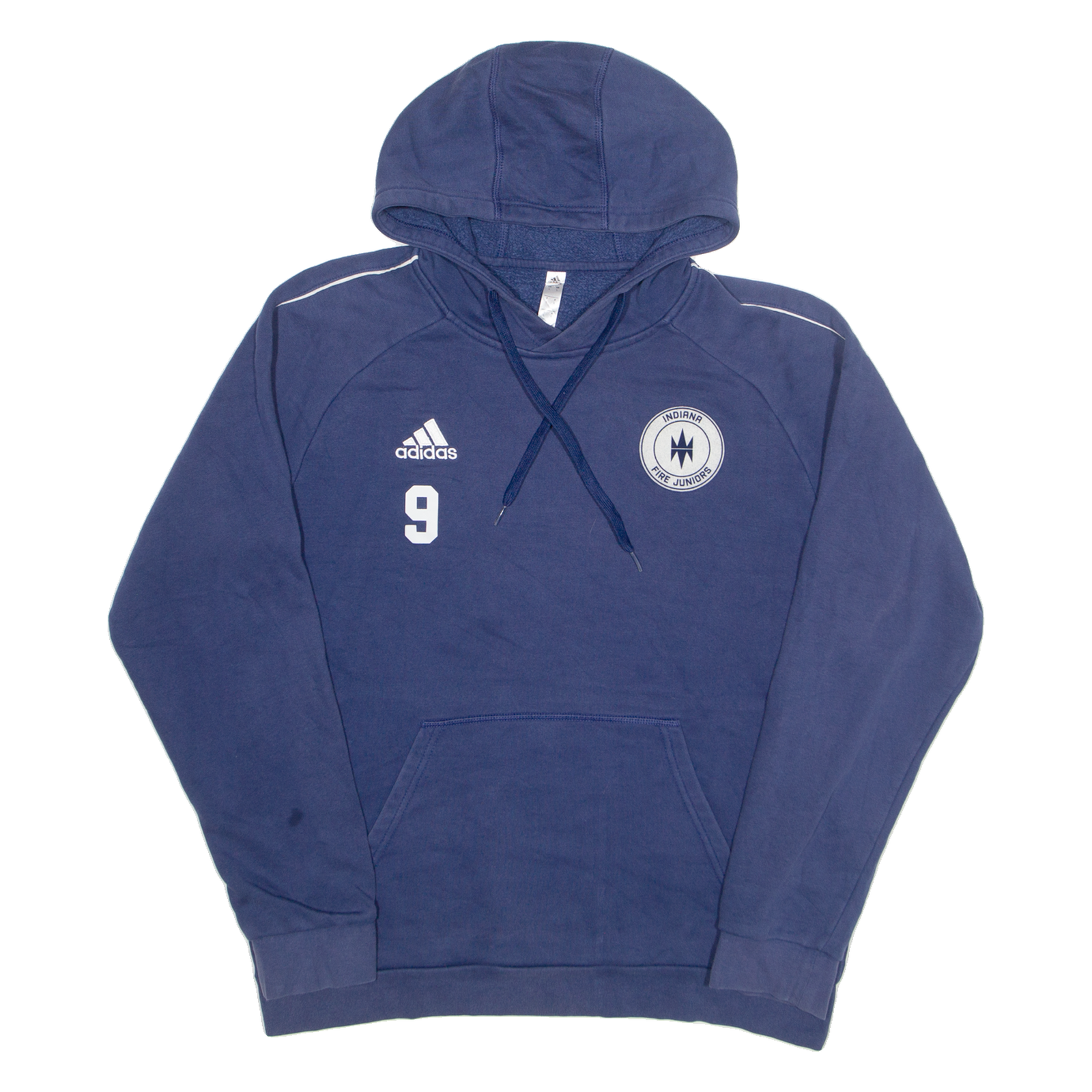 ADIDAS Indiana Fire Juniors Mens Blue Hoodie USA L Refurbished - N/A refurbished available on Cerqular