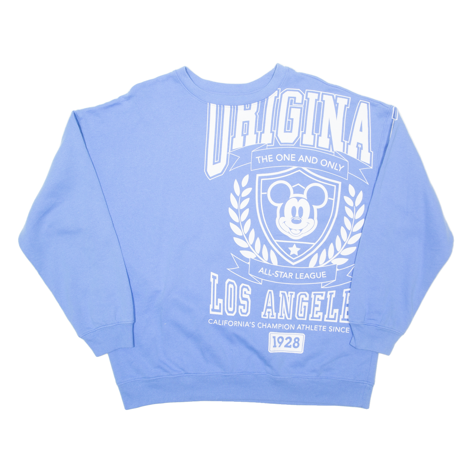 Buy DISNEY Mickey Mouse Los Angeles Womens Sweatshirt Blue USA L Refurbished - $28.59 DISNEY Mickey Mouse Los Angeles Womens Sweatshirt Blue USA L Refurbished - N/A refurbished available on Cerqular