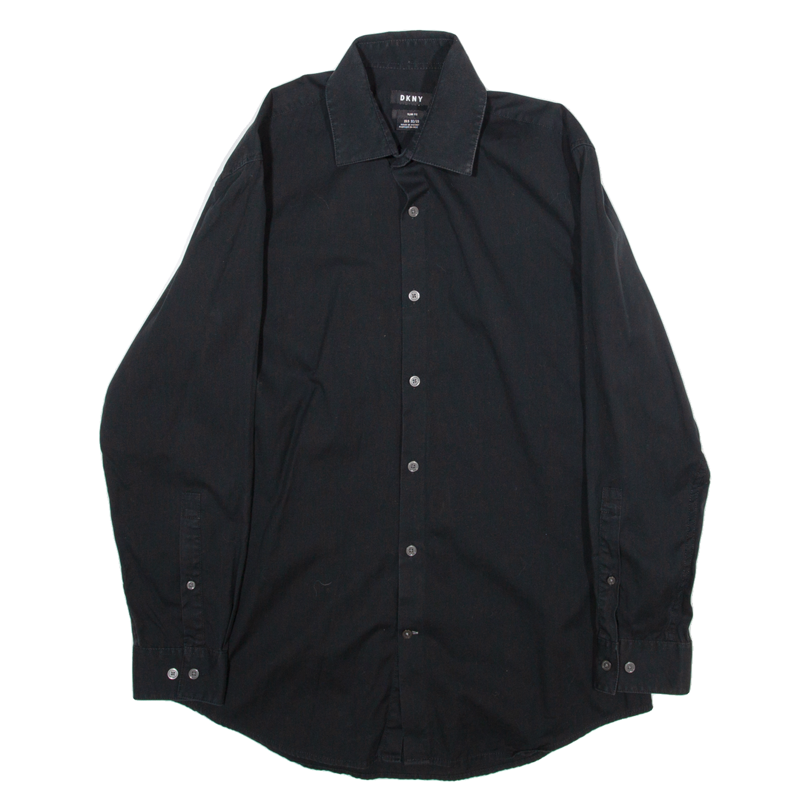 Buy DKNY Slim Fit Mens Plain Shirt Black Long Sleeve M Refurbished - $28.59 DKNY Slim Fit Mens Plain Shirt Black Long Sleeve M Refurbished - N/A refurbished available on Cerqular