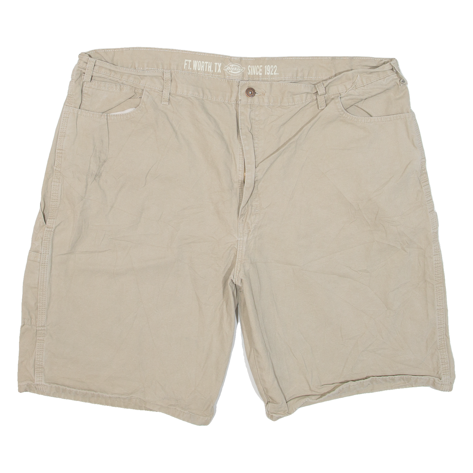 DICKIES Mens Workwear Shorts Brown 2XL W42 Refurbished - N/A refurbished available on Cerqular