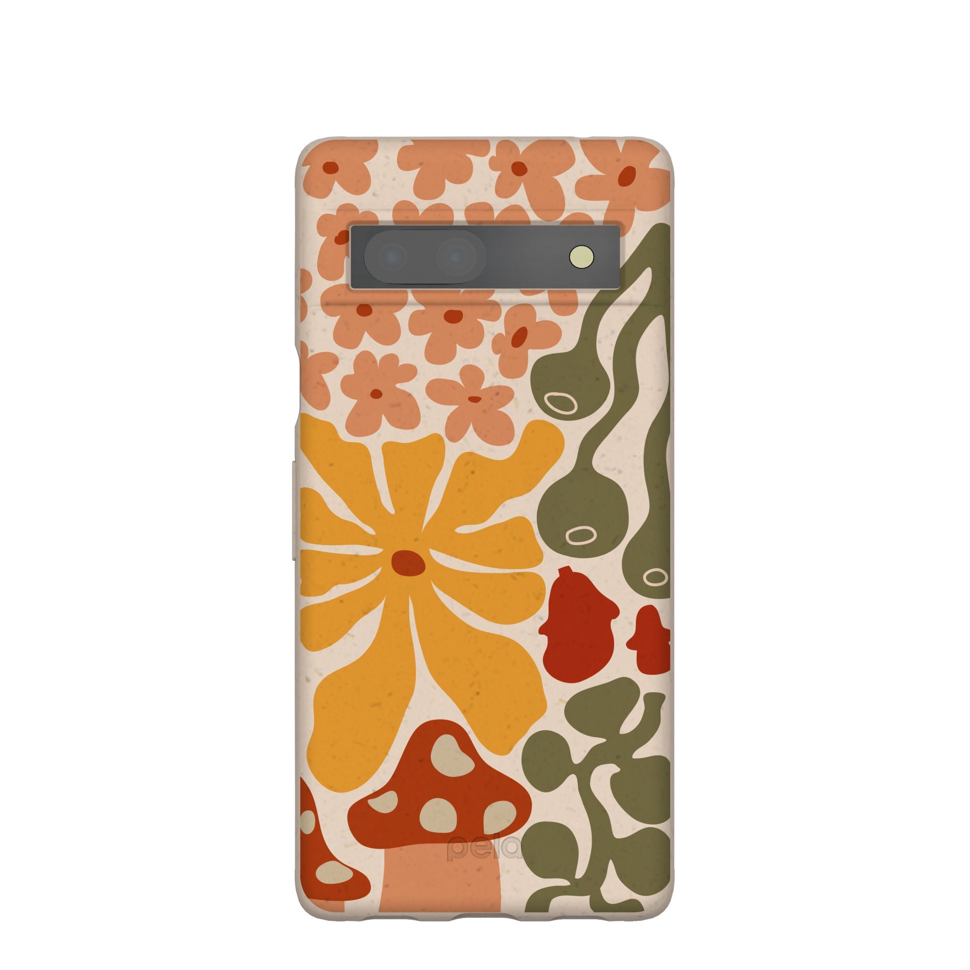 Seashell Fall Flourish Google Pixel 7a Case Refurbished - Pela Case refurbished available on Cerqular
