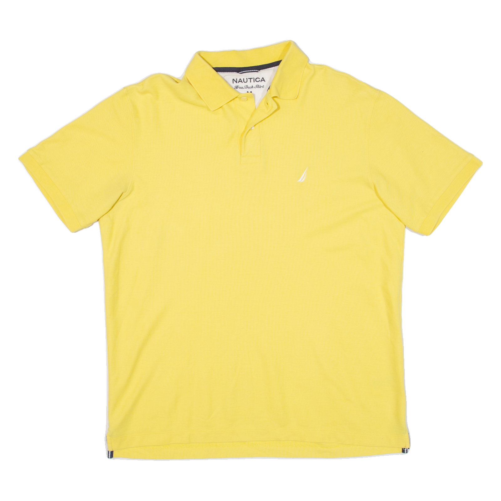 NAUTICA Mens Polo Shirt Yellow M Refurbished - N/A refurbished available on Cerqular
