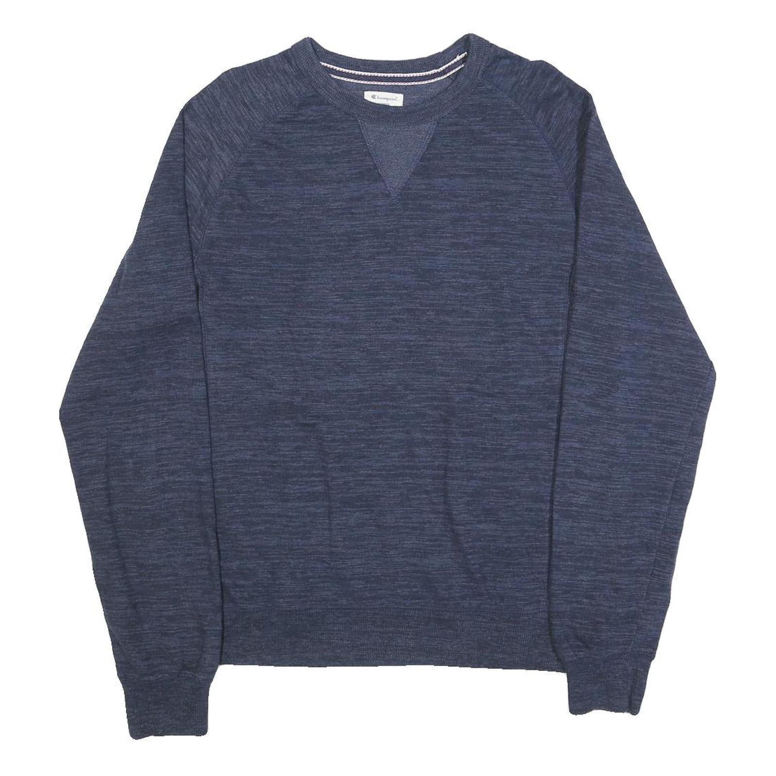CHAMPION Mens Blue Crew Neck M Cotton Sweatshirt Pullover Casual Wear Refurbished - N/A refurbished available on Cerqular