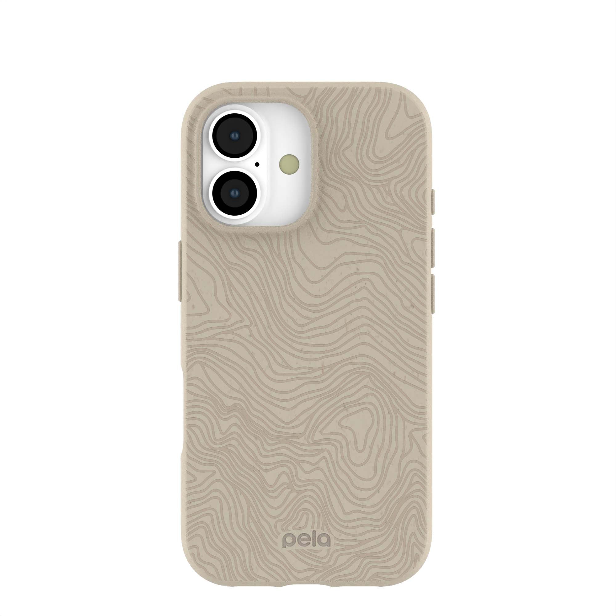 London Fog Trail Lines iPhone 17 Case | MagSafe Compatibility: With MagSafe Refurbished - Pela Case refurbished available on Cerqular