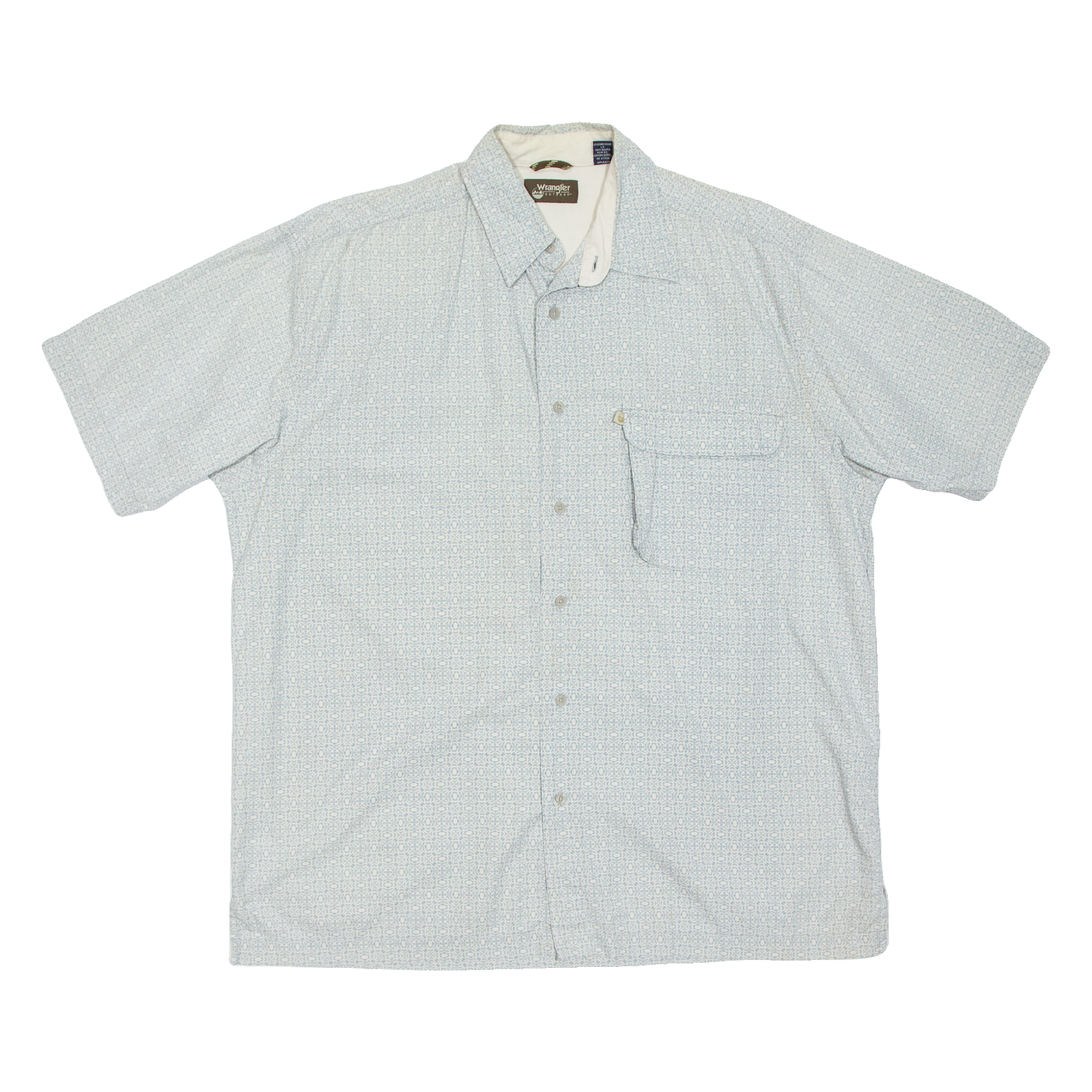 Buy WRANGLER Mens Shirt Blue Crazy Pattern L Refurbished - $28.59 WRANGLER Mens Shirt Blue Crazy Pattern L Refurbished - N/A refurbished available on Cerqular