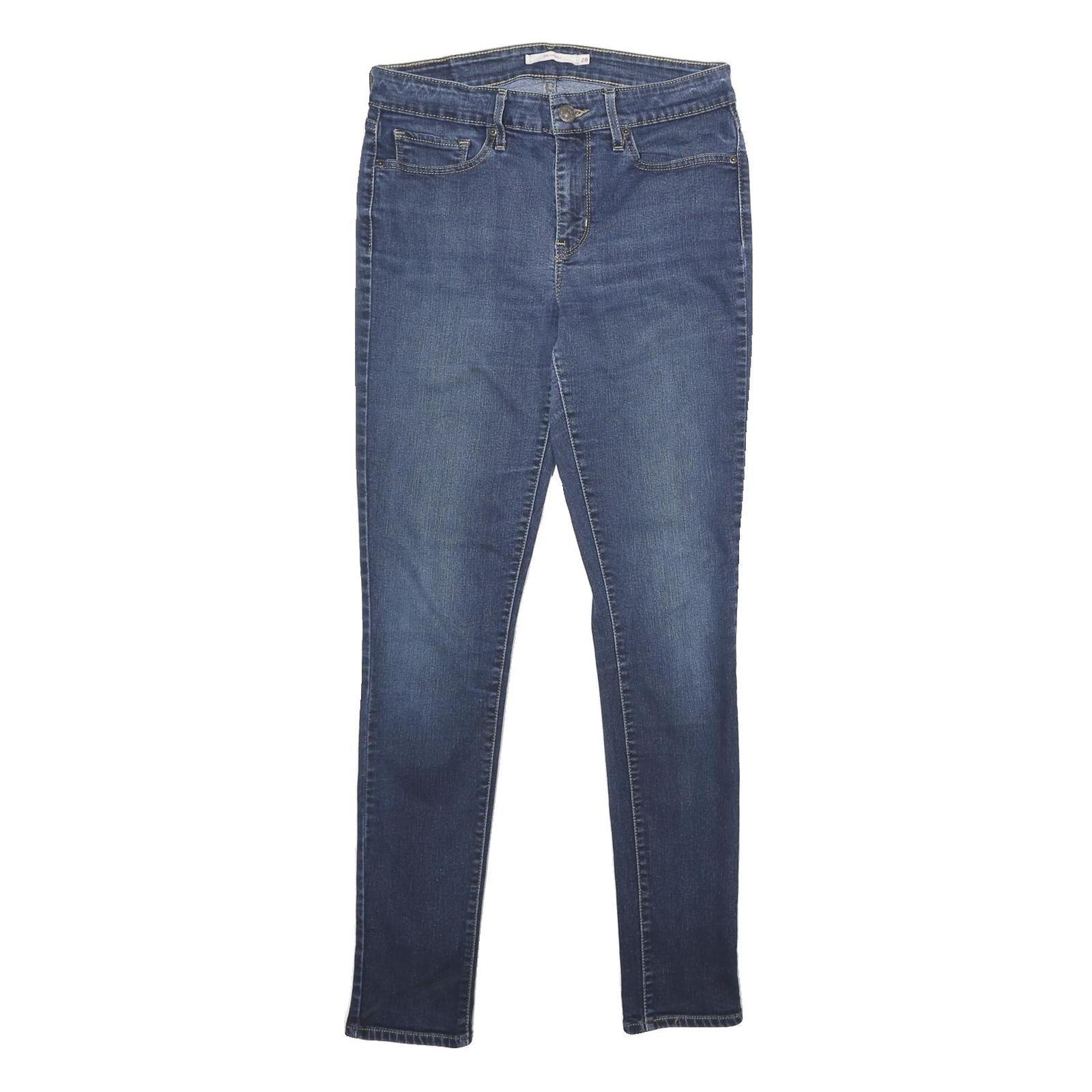 LEVI'S 711 Skinny Womens Jeans Blue Slim Skinny Denim Medium W28 L30 Stretch Refurbished - N/A refurbished available on Cerqular