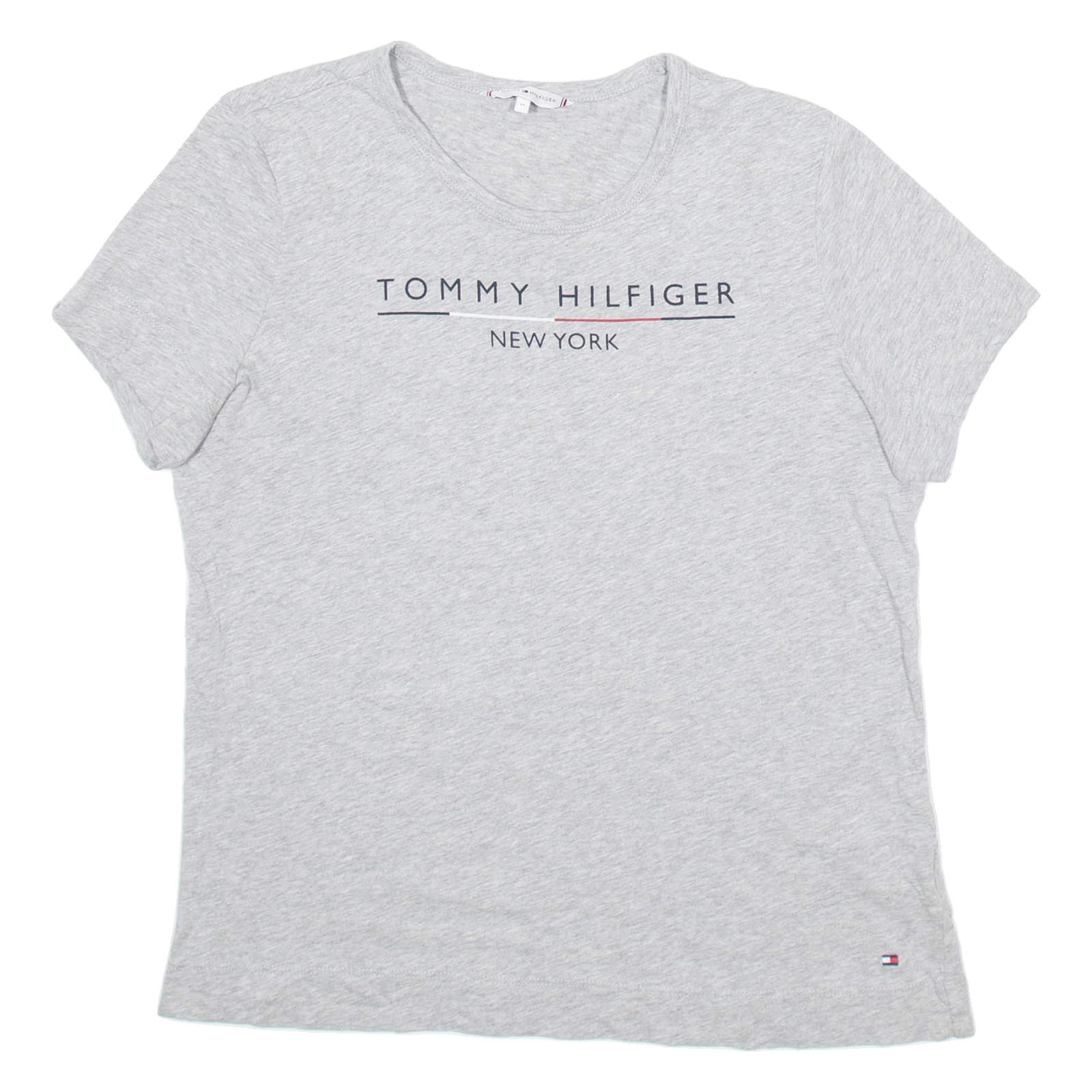 TOMMY HILFIGER Womens T-Shirt Grey M Refurbished - N/A refurbished available on Cerqular