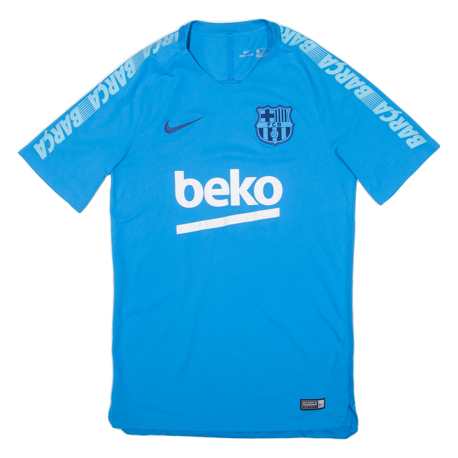 Buy NIKE FC Barcelona Mens Football Shirt Jersey Blue S Refurbished - $57.19 NIKE FC Barcelona Mens Football Shirt Jersey Blue S Refurbished - N/A refurbished available on Cerqular