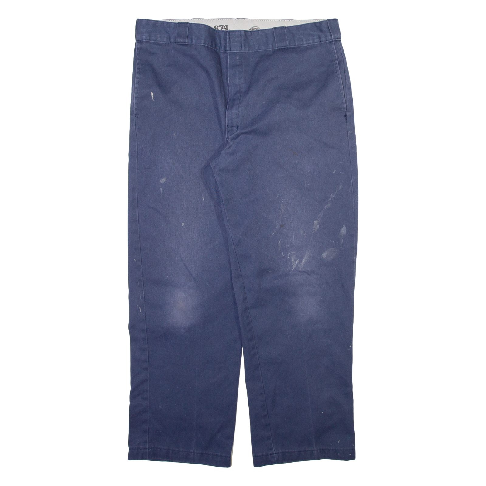 DICKIES 874 Workwear Mens Trousers Blue Regular Straight W36 L28 Refurbished - N/A refurbished available on Cerqular