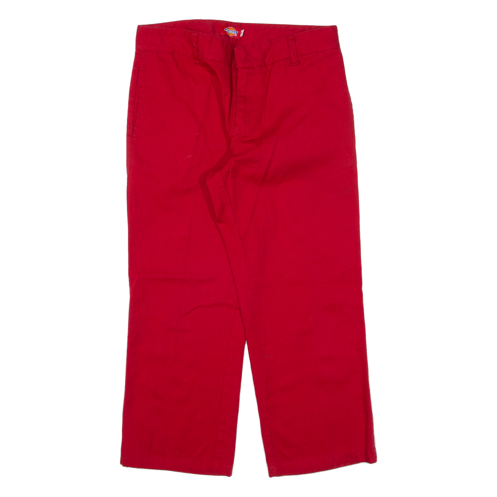 DICKIES Workwear Womens Trousers Red Regular Straight W29 L22 Refurbished - N/A refurbished available on Cerqular