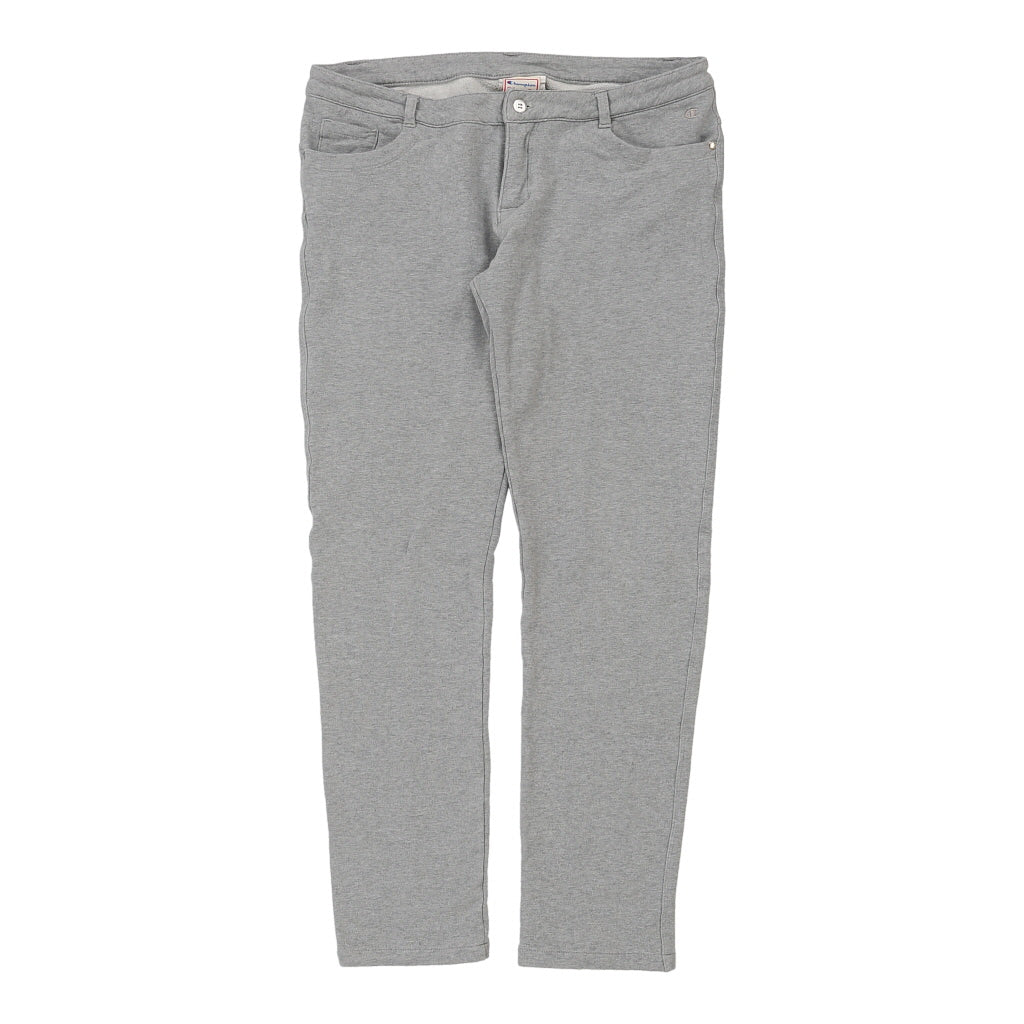 Buy Champion Joggers - Medium Grey Cotton Blend Refurbished - $12.72 Champion Joggers - Medium Grey Cotton Blend Refurbished - Thrifted (note: this is a term often used to describe second- refurbished available on Cerqular