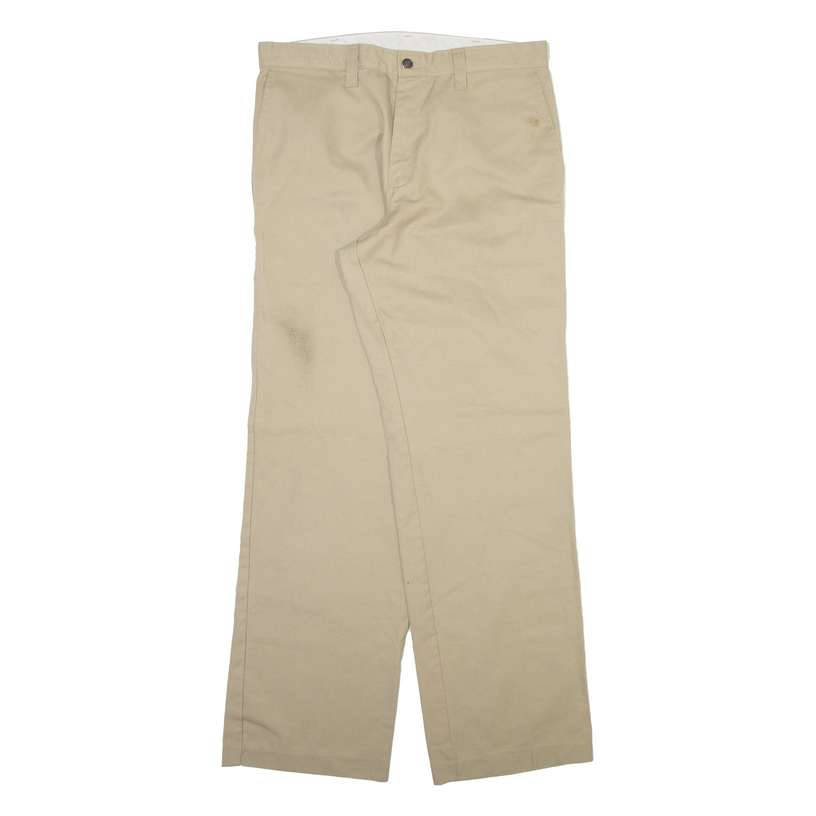 DICKIES Mens Trousers Beige Regular Straight W34 L34 Refurbished - N/A refurbished available on Cerqular