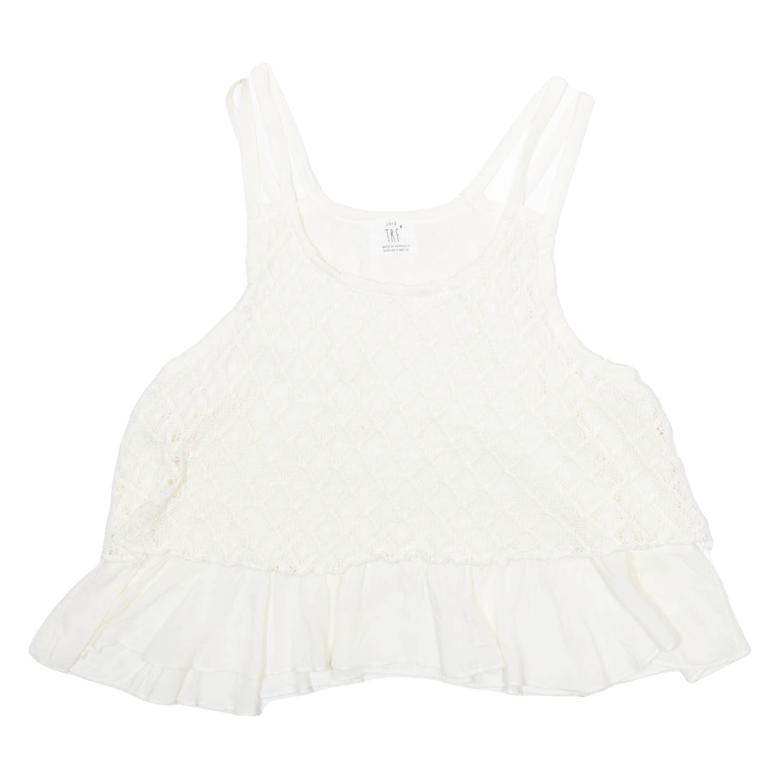 ZARA Womens Smock Vest White Sleeveless Argyle S Refurbished - N/A refurbished available on Cerqular