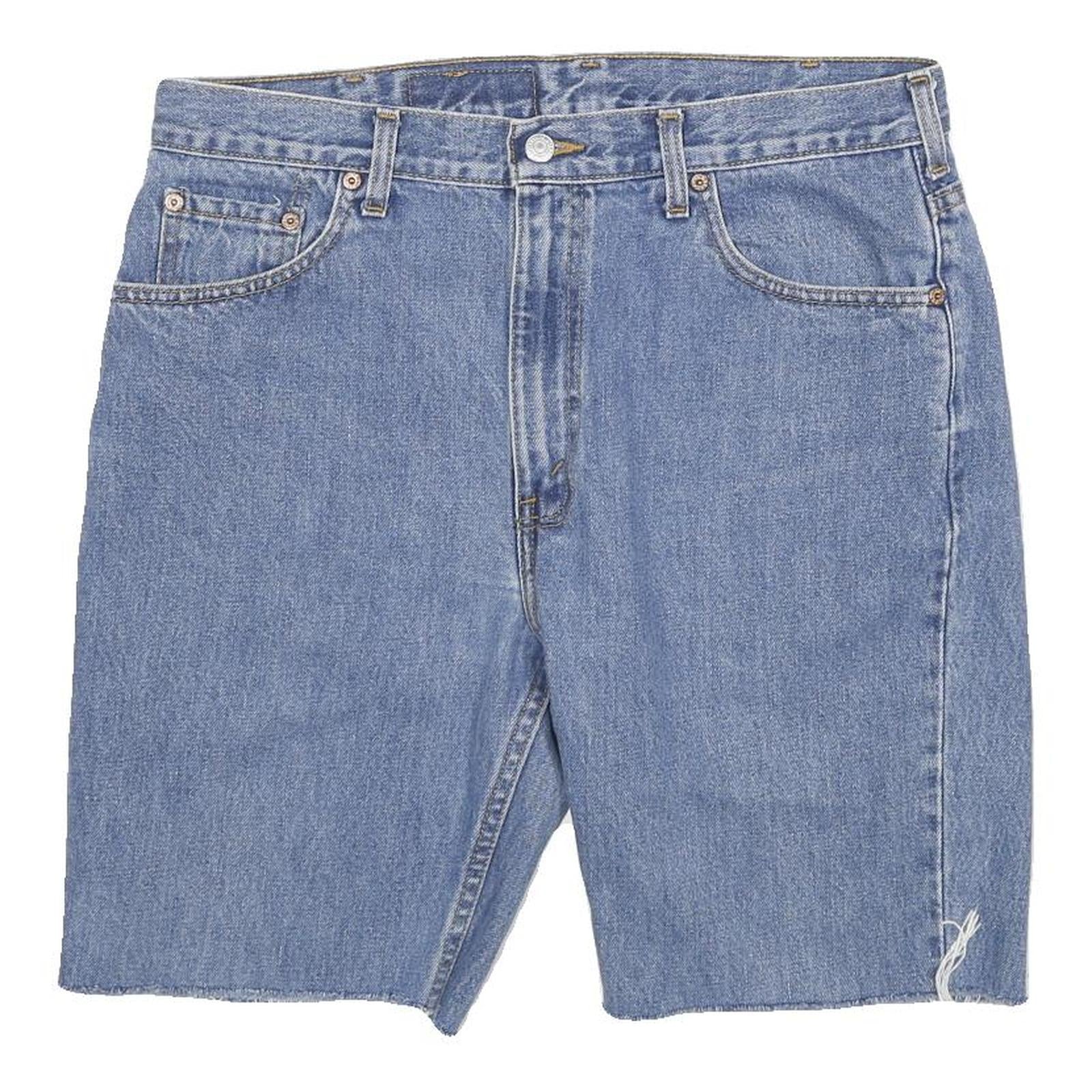 LEVI'S Mens Denim Blue Casual Shorts L W36 Cotton Blend Classic Fit Refurbished - N/A refurbished available on Cerqular