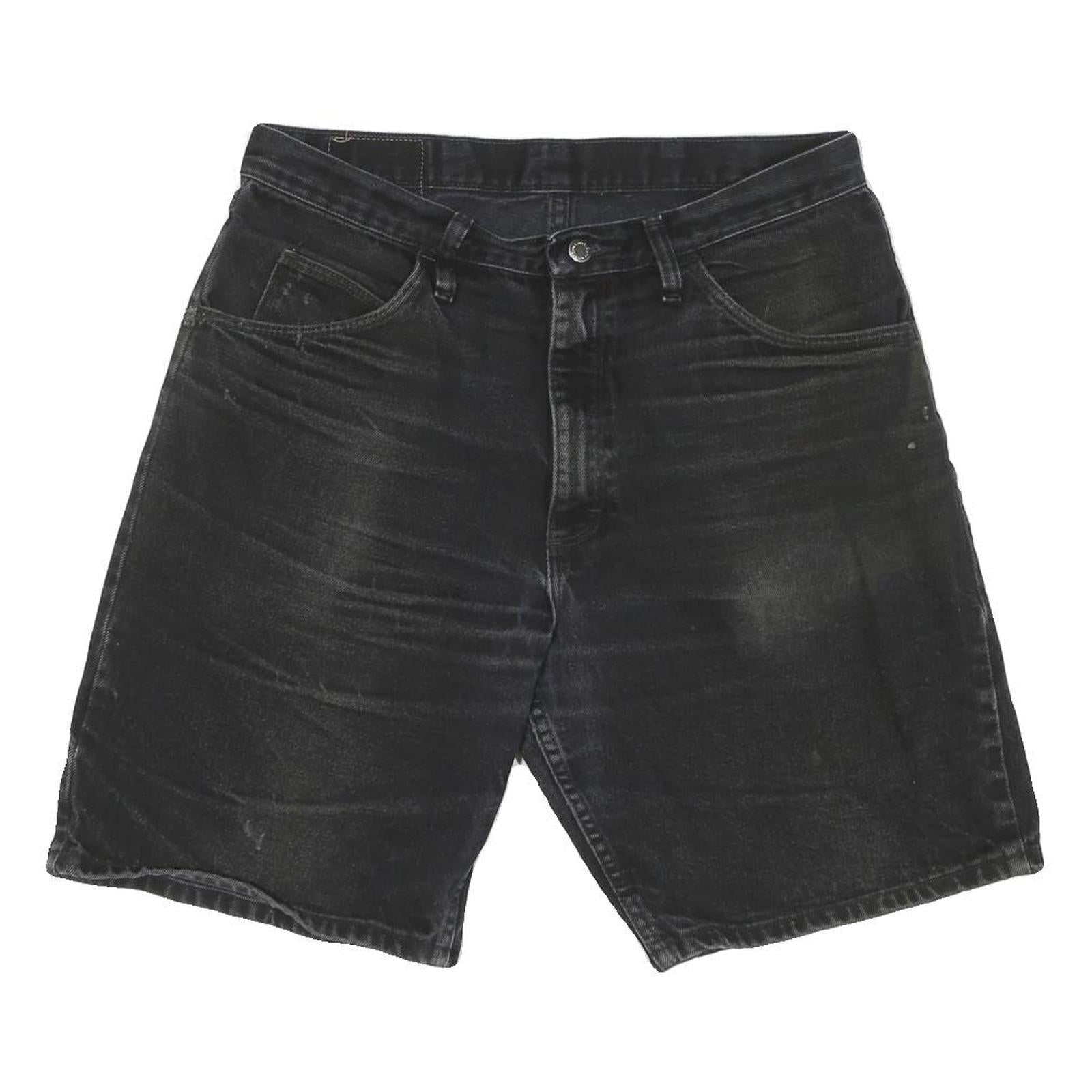 Buy WRANGLER Mens Shorts Black Denim Casual L W34 Vintage Style Cotton Blend Refurbished - $22.09 WRANGLER Mens Shorts Black Denim Casual L W34 Vintage Style Cotton Blend Refurbished - N/A refurbished available on Cerqular