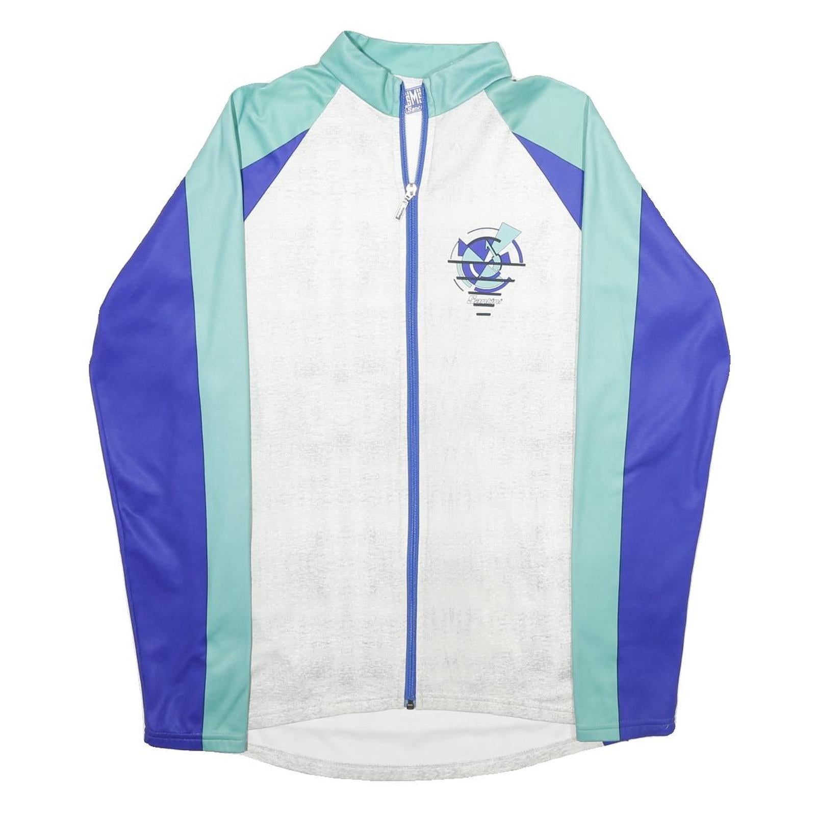 Buy SANTINI Mens Blue & Green Polyester Cycling Jacket 2XL Zip Sportswear Design Refurbished - $32.49 SANTINI Mens Blue & Green Polyester Cycling Jacket 2XL Zip Sportswear Design Refurbished - N/A refurbished available on Cerqular