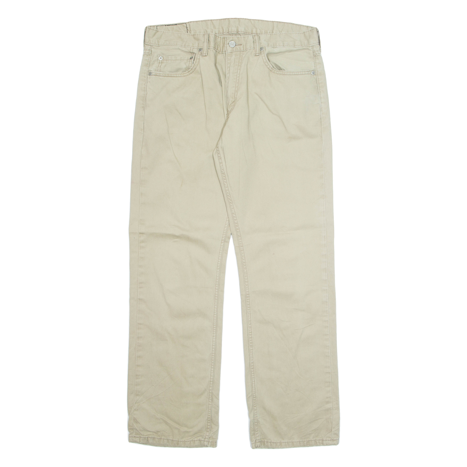 LEVI'S 558 Mens Trousers Cream Regular Straight W34 L32 Refurbished - N/A refurbished available on Cerqular