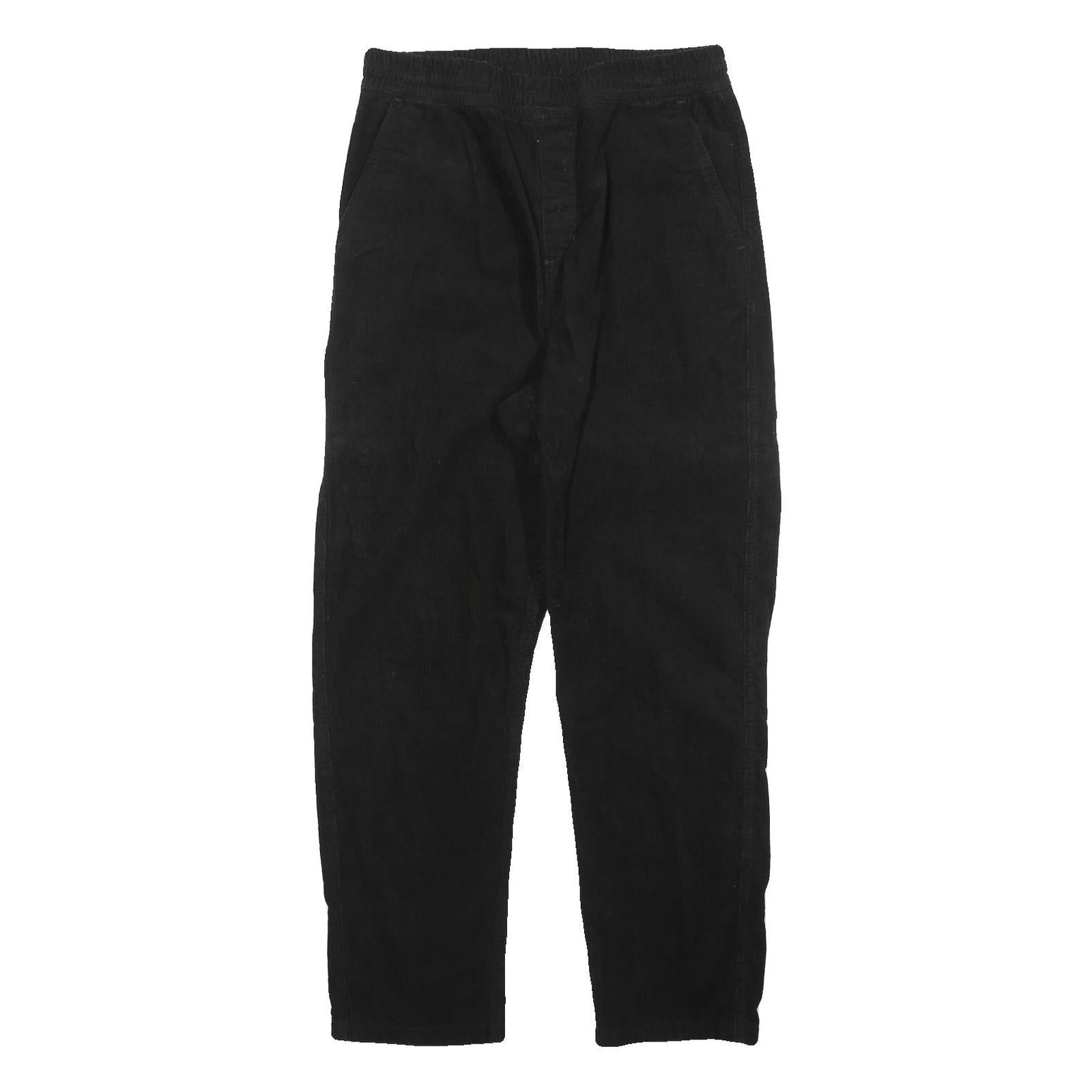 CARHARTT Womens Black Cotton Blend Regular Drawstring Trousers W32 L30 Casual Refurbished - N/A refurbished available on Cerqular