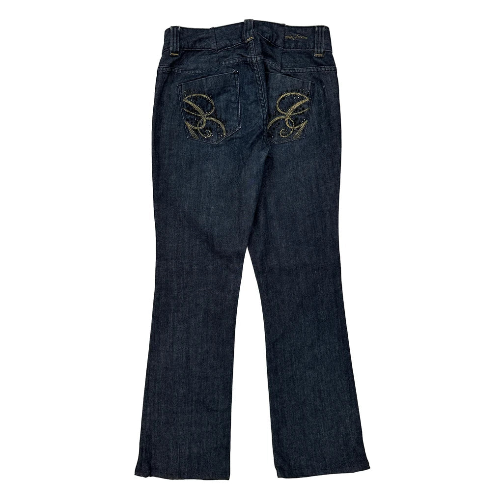Guess Studded Jeans - 28W UK 6 Dark Wash Denim Refurbished - Thrifted (note: this is a term often used to describe second- refurbished available on Cerqular
