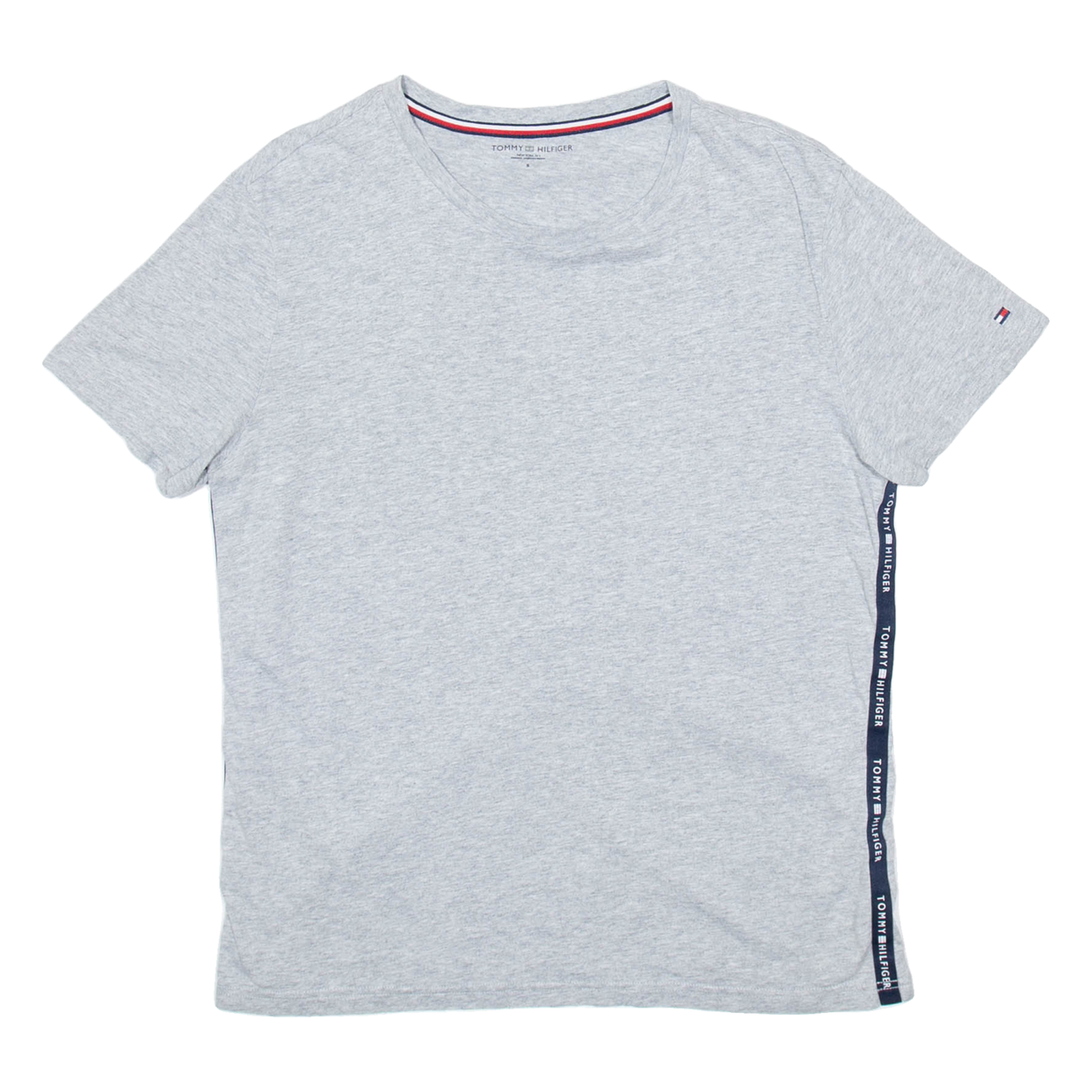 TOMMY HILFIGER Mens T-Shirt Grey S Refurbished - N/A refurbished available on Cerqular