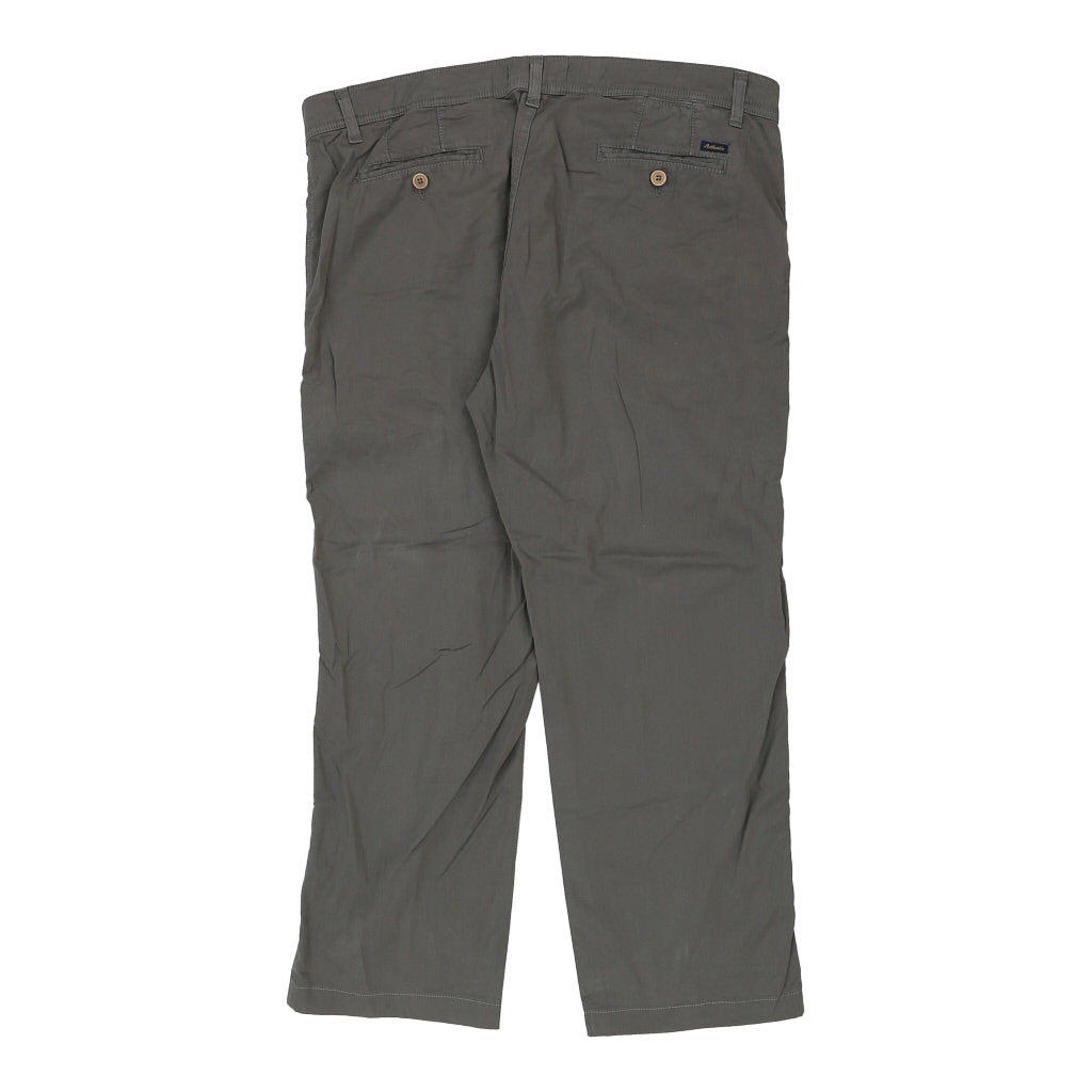 Wampum Trousers - 40W 27L Grey Cotton Refurbished - Thrifted (note: this is a term often used to describe second- refurbished available on Cerqular