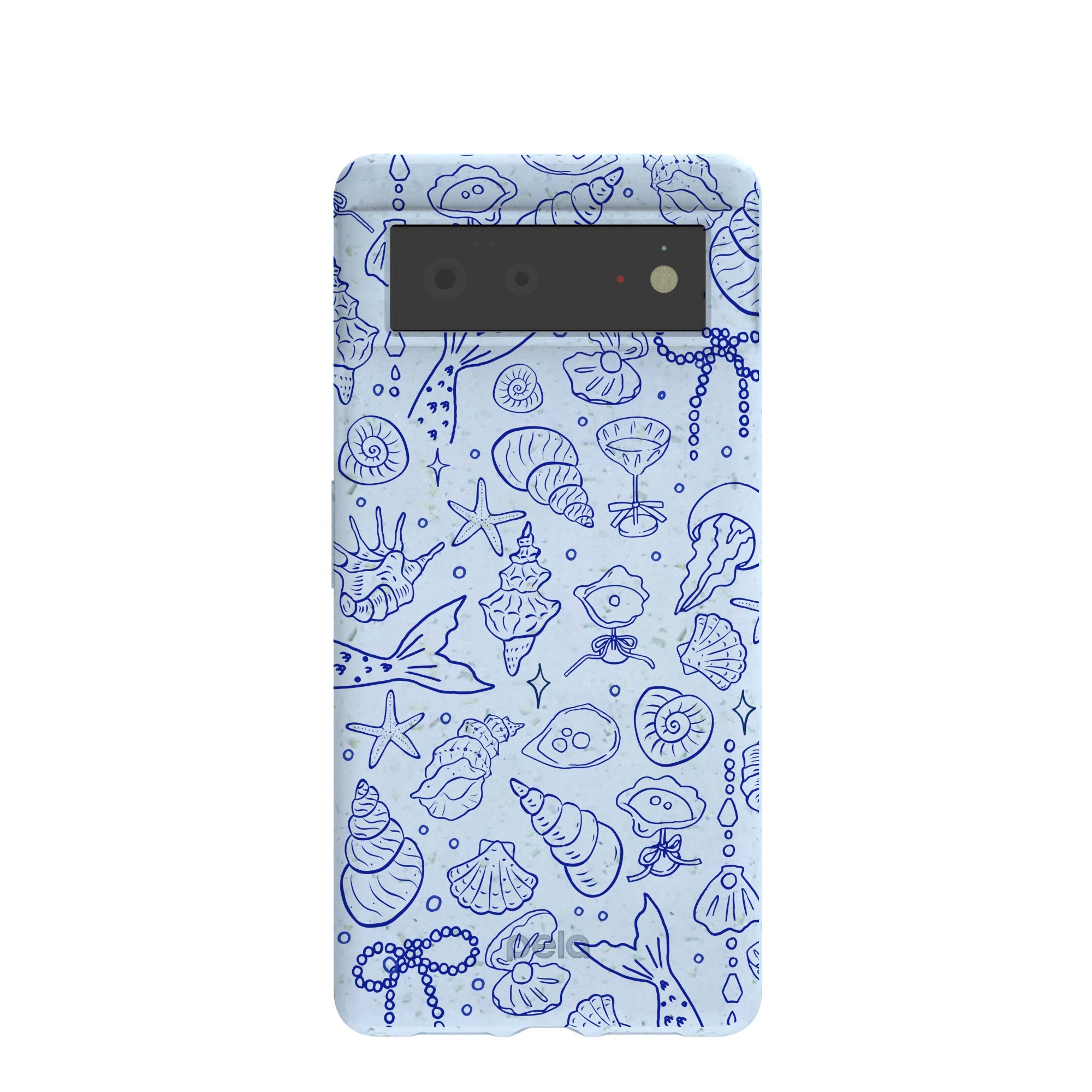 Buy Powder Blue Ocean Charms Google Pixel 6 Case Refurbished - $65.00 Powder Blue Ocean Charms Google Pixel 6 Case Refurbished - Pela Case refurbished available on Cerqular