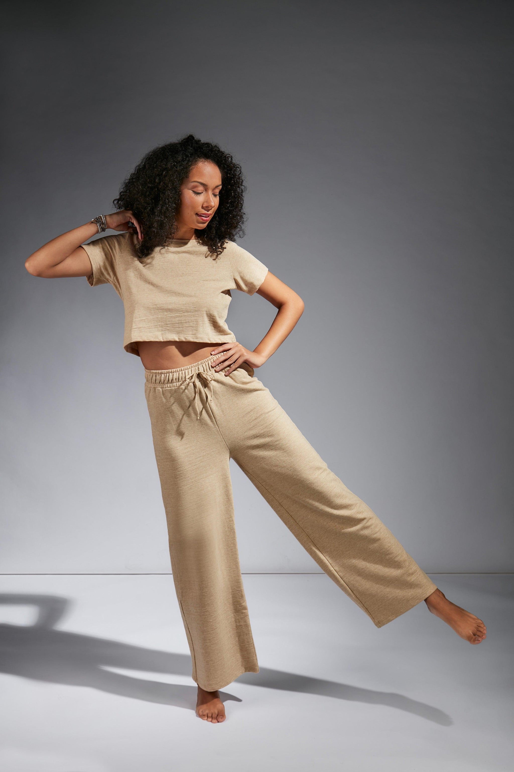 SOUL PANT - COTTON | Color: vicuña | Size: L Refurbished - Inhala Soulwear refurbished available on Cerqular