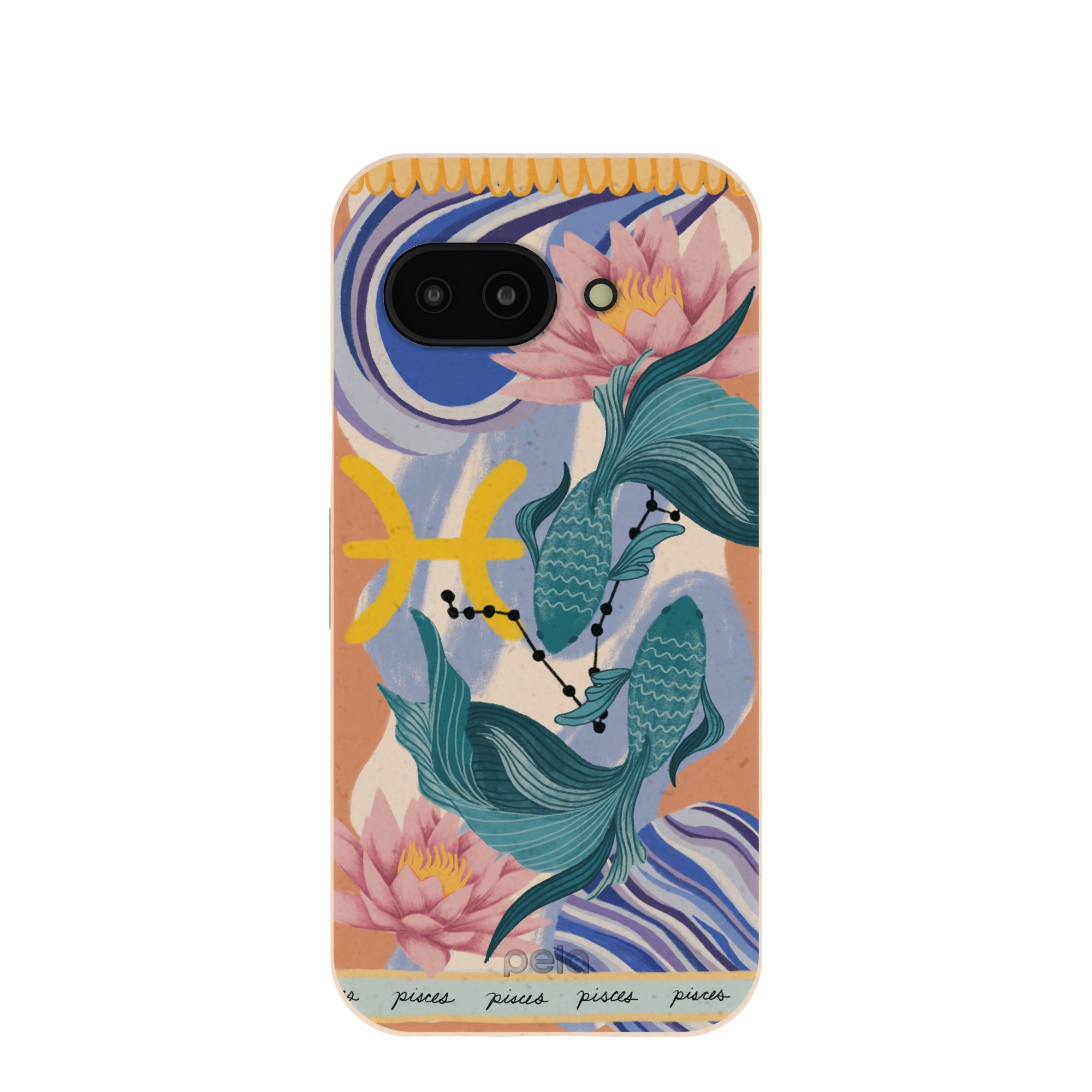 Seashell Pisces Fish Google Pixel 9a Case Refurbished - Pela Case refurbished available on Cerqular