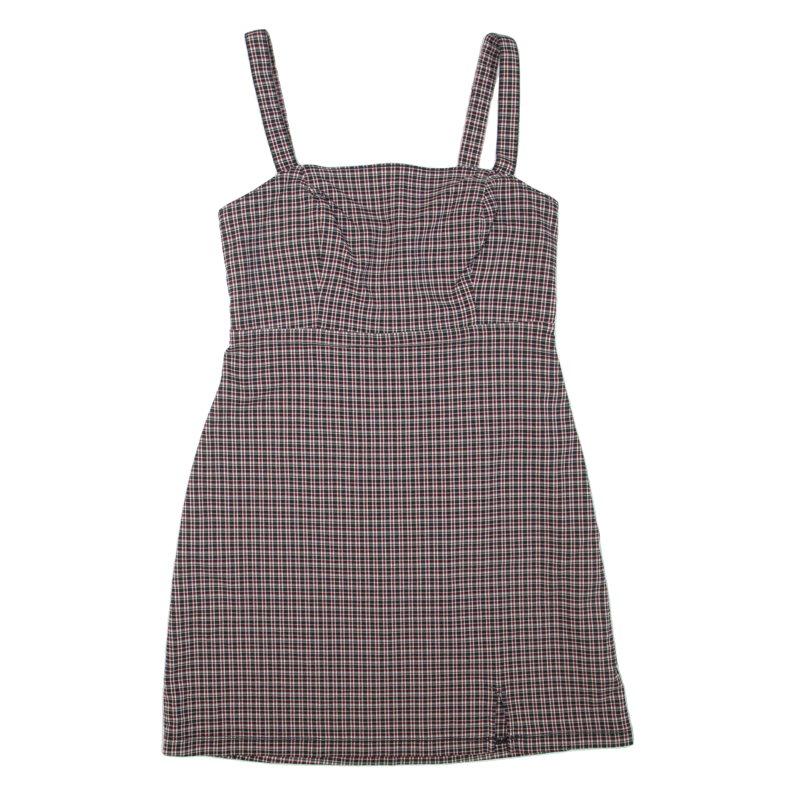 HOLLISTER Womens Mini Dress Black Viscose Check Sleeveless Short M Refurbished - N/A refurbished available on Cerqular