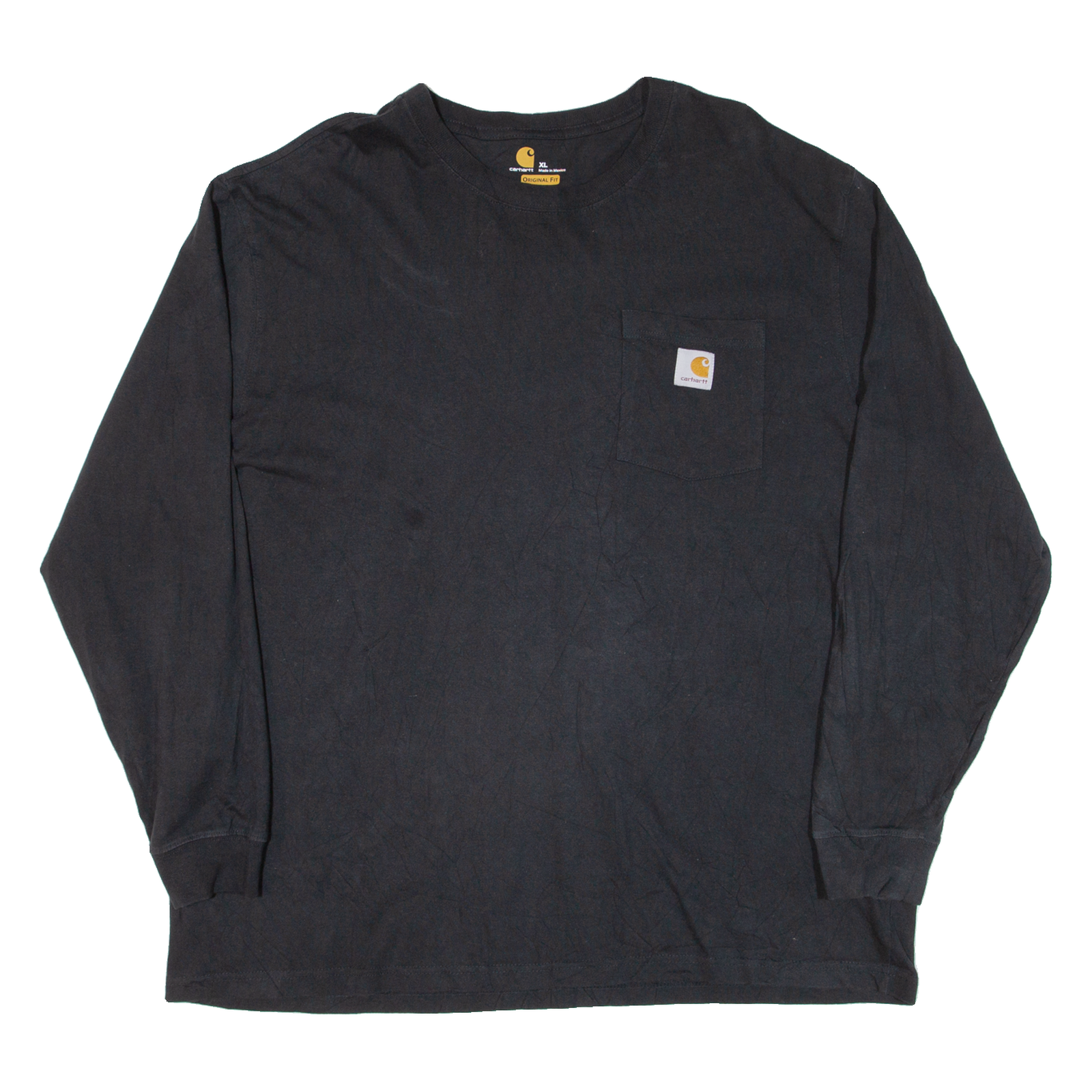 CARHARTT Mens T-Shirt Black Long Sleeve XL Refurbished - N/A refurbished available on Cerqular