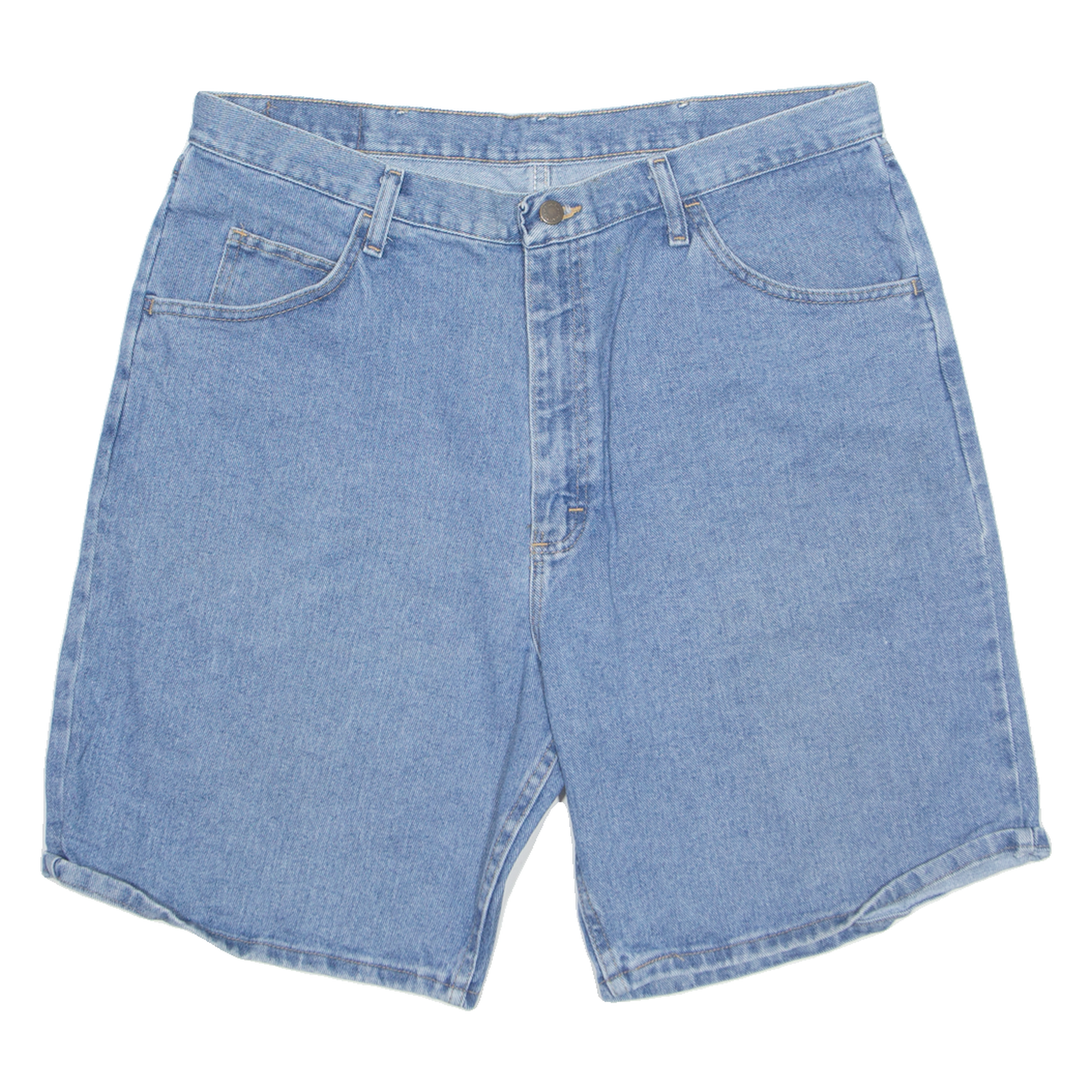 WRANGLER Mens Denim Shorts Blue XL W38 Refurbished - N/A refurbished available on Cerqular
