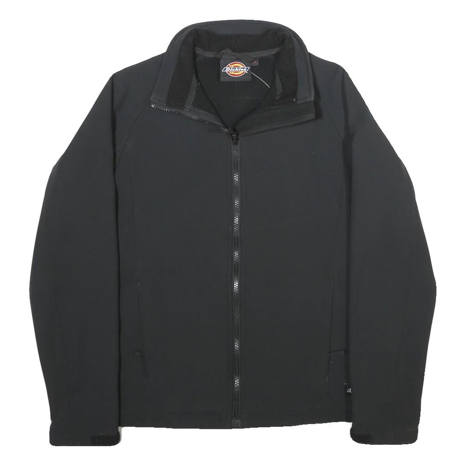 DICKIES Womens Black Jacket S Polyester Blend Plain Zip Workwear Refurbished - N/A refurbished available on Cerqular