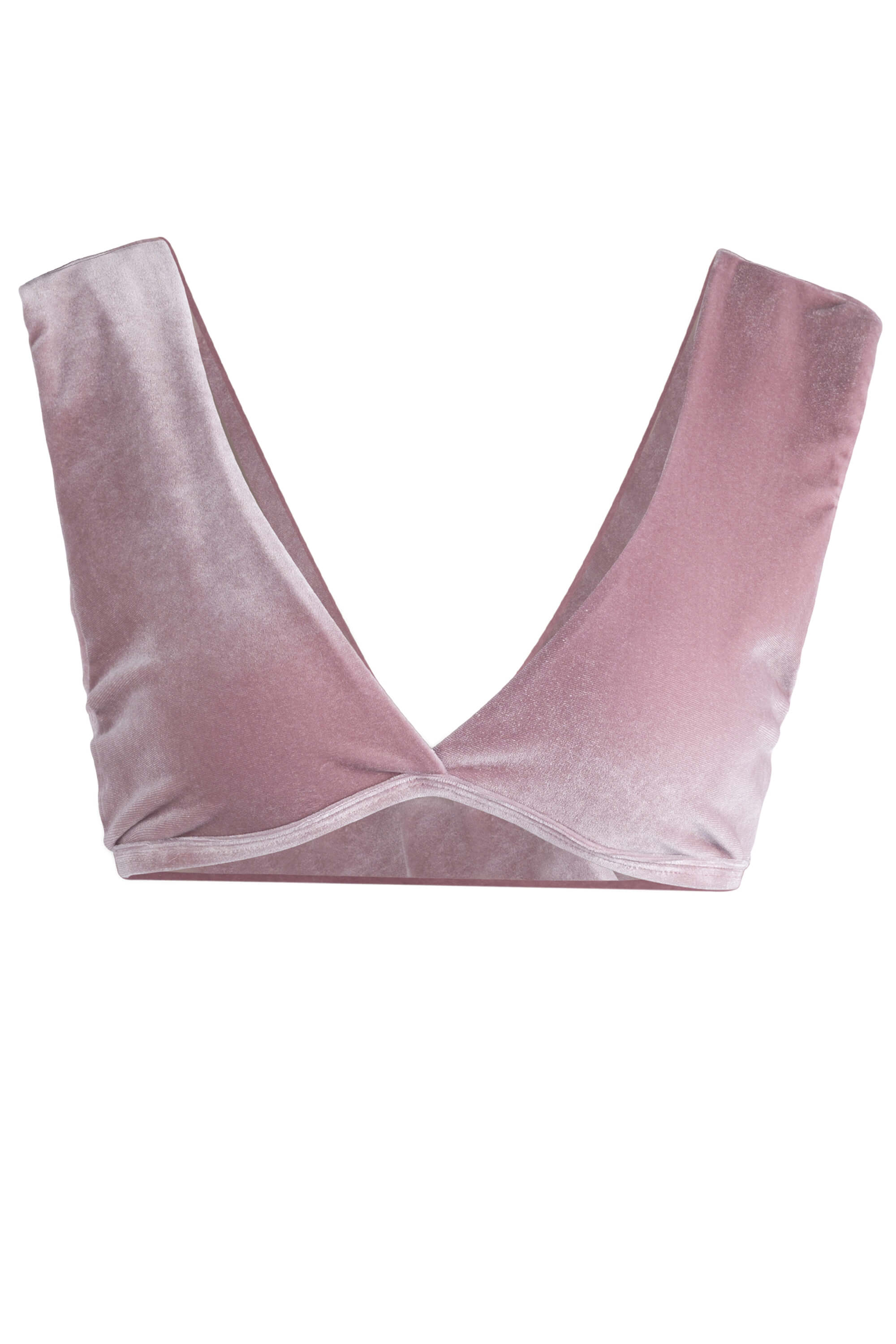 Jenna Bikini Top Blush Velvet | Size: Large Refurbished - Sauipe Swim refurbished available on Cerqular