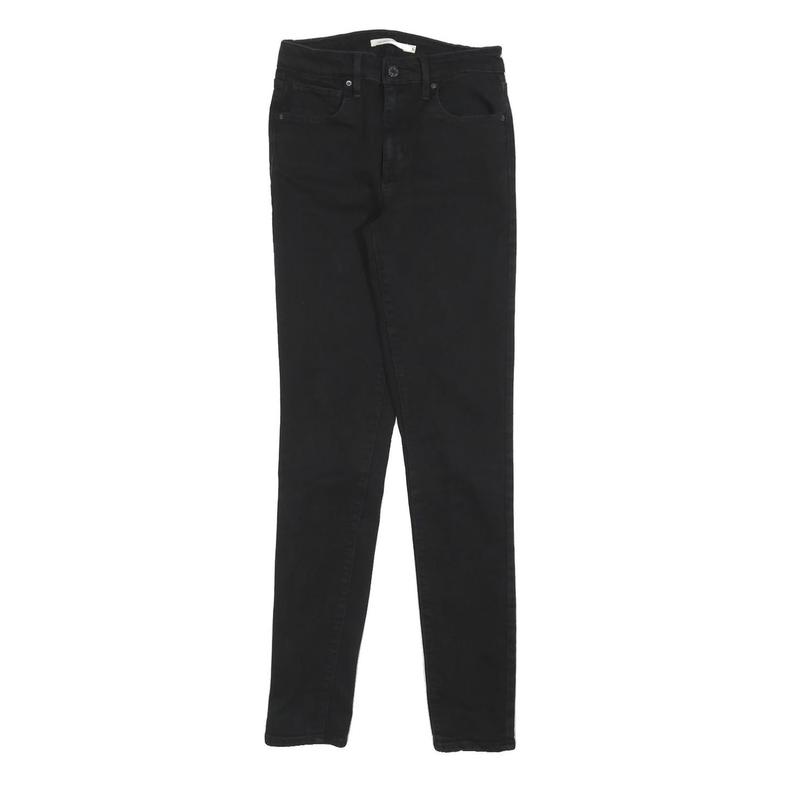 LEVI'S 721 Womens Jeans Black Slim Skinny Denim W26 L32 Stretch Cotton Blend Refurbished - N/A refurbished available on Cerqular