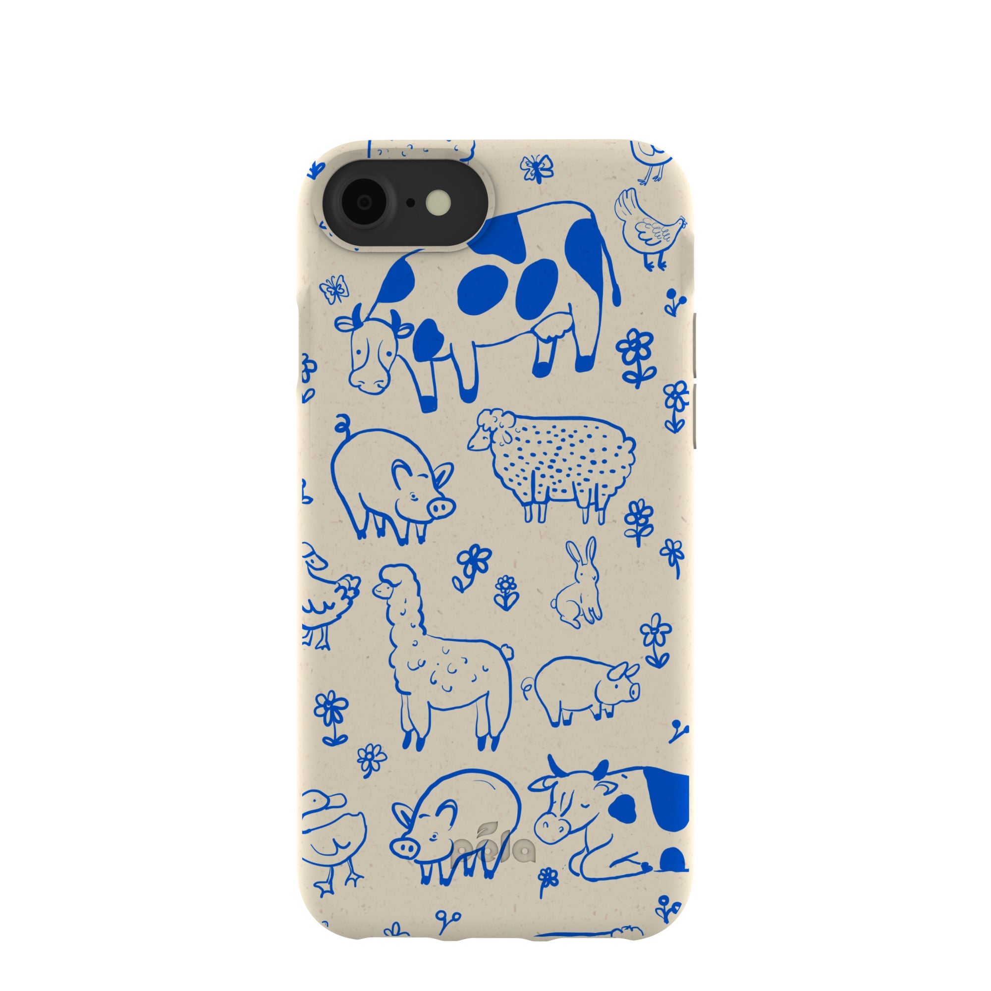 London Fog Happy Farmyard iPhone 6/6s/7/8/SE Case Refurbished - Pela Case refurbished available on Cerqular